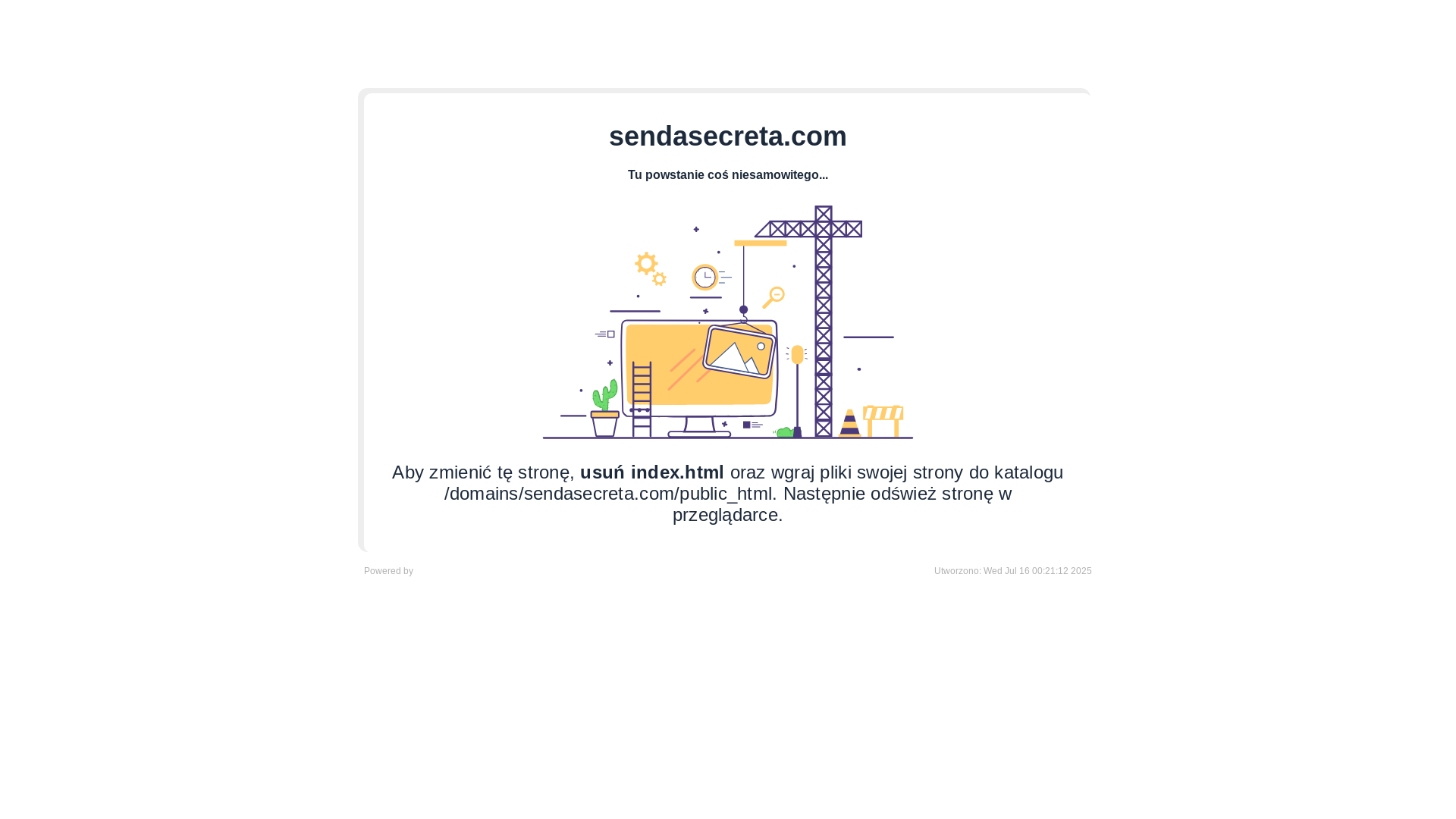 website screenshot of https://sendasecreta.com/