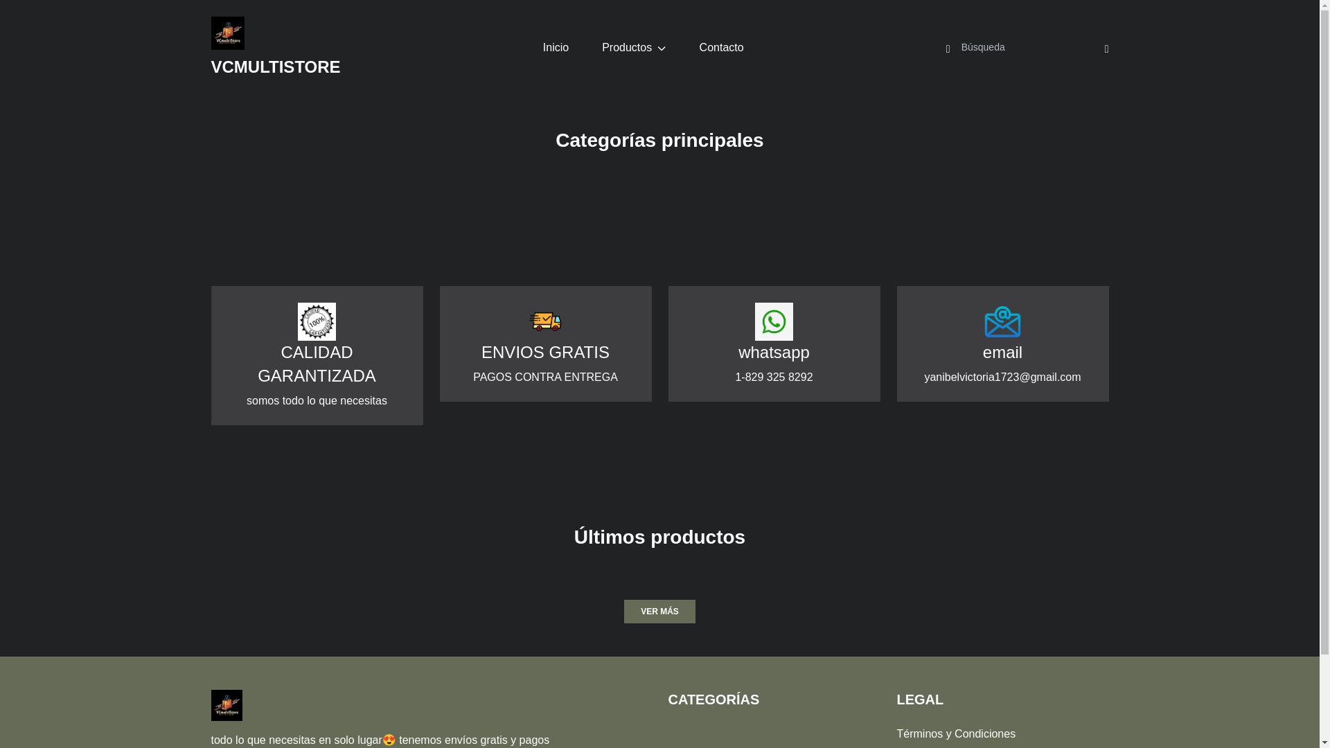 website screenshot of https://vcmultistore.site/