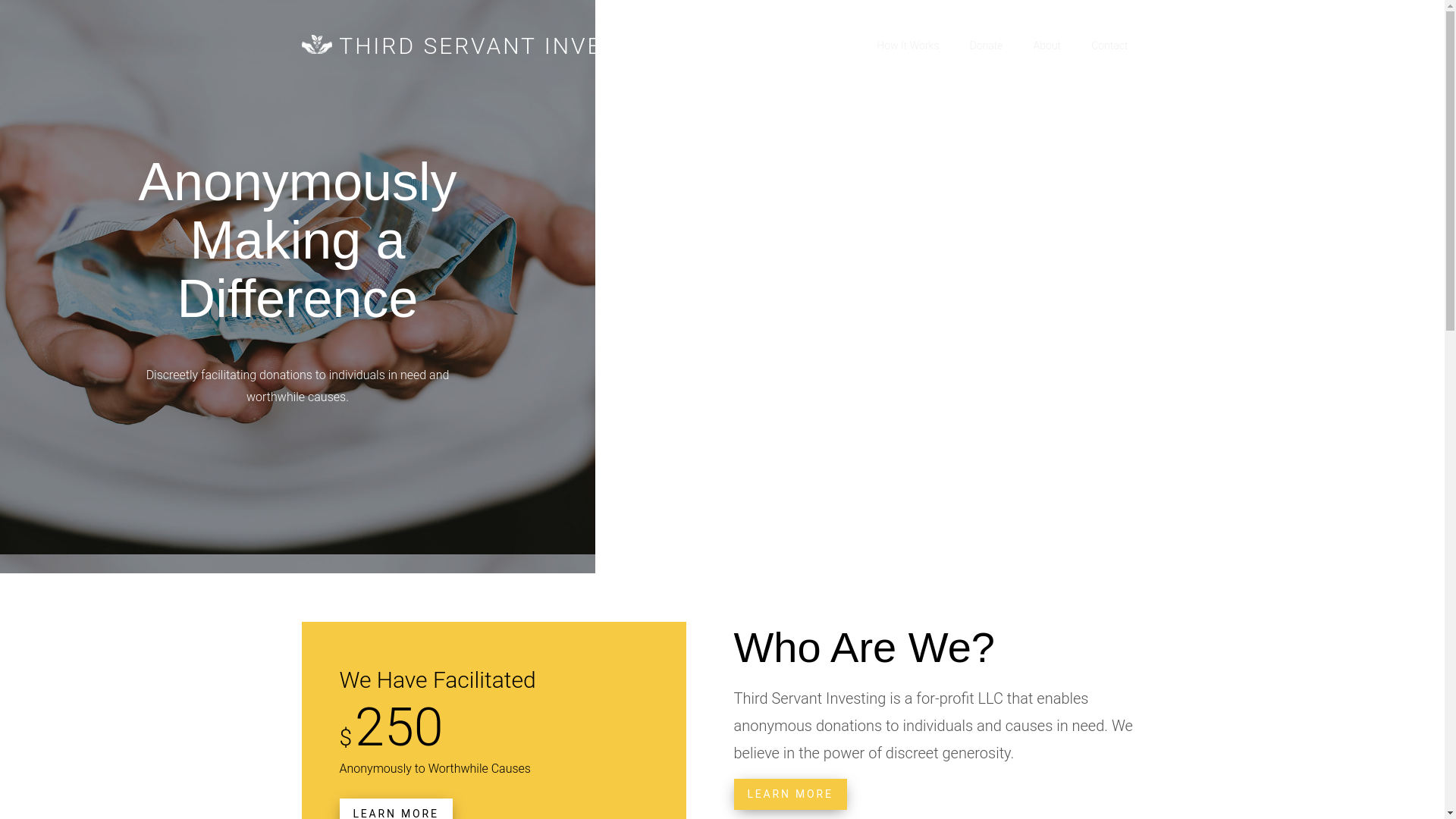 website screenshot of https://thirdservantinvesting.pages.dev/
