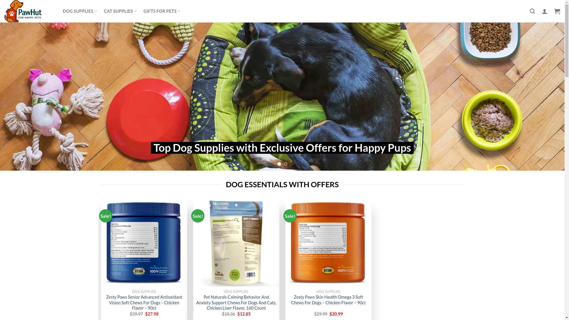 website screenshot of https://petsalestore.com/