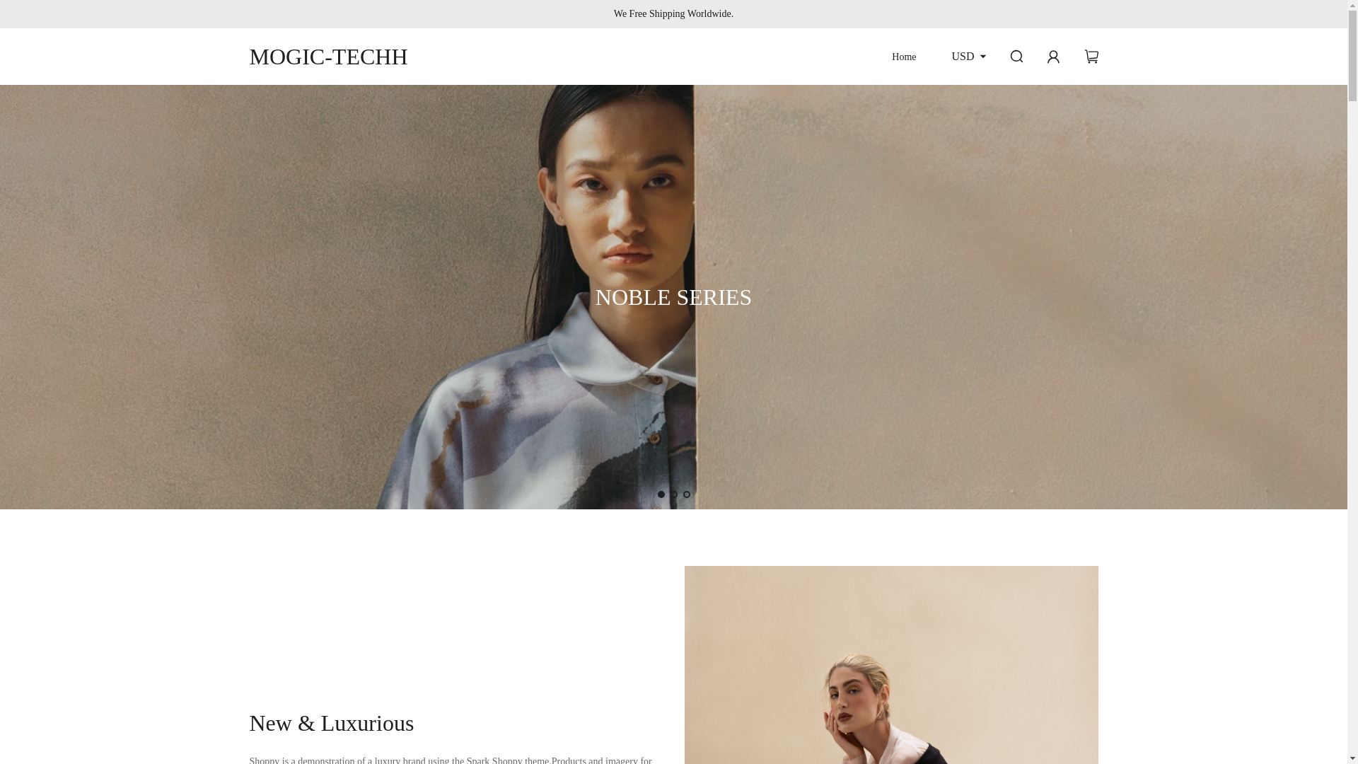 website screenshot of https://mogic-tech.top/