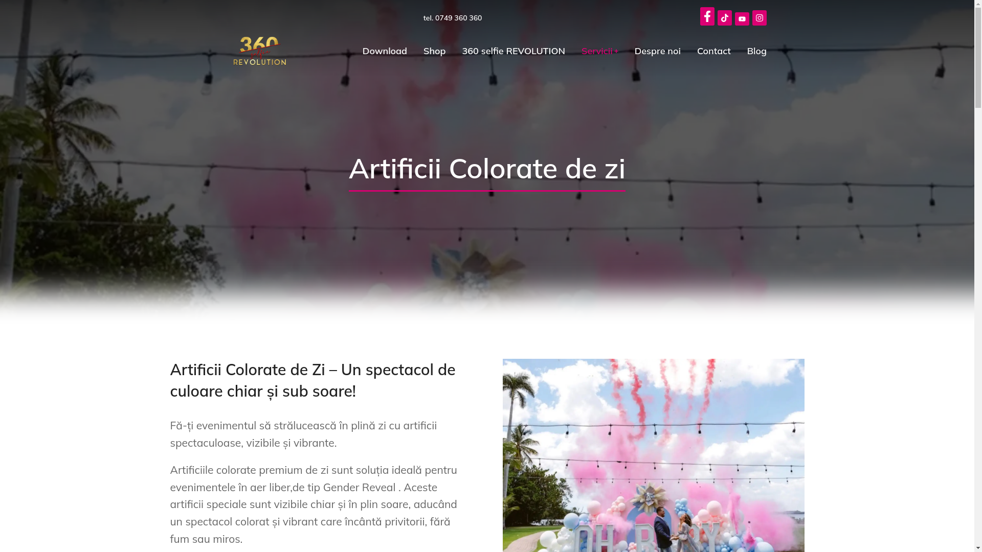 website screenshot of https://artificiidezi.ro/