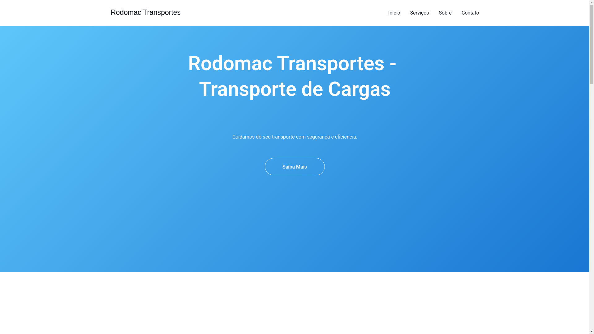 website screenshot of https://iniciordmc.com.br/