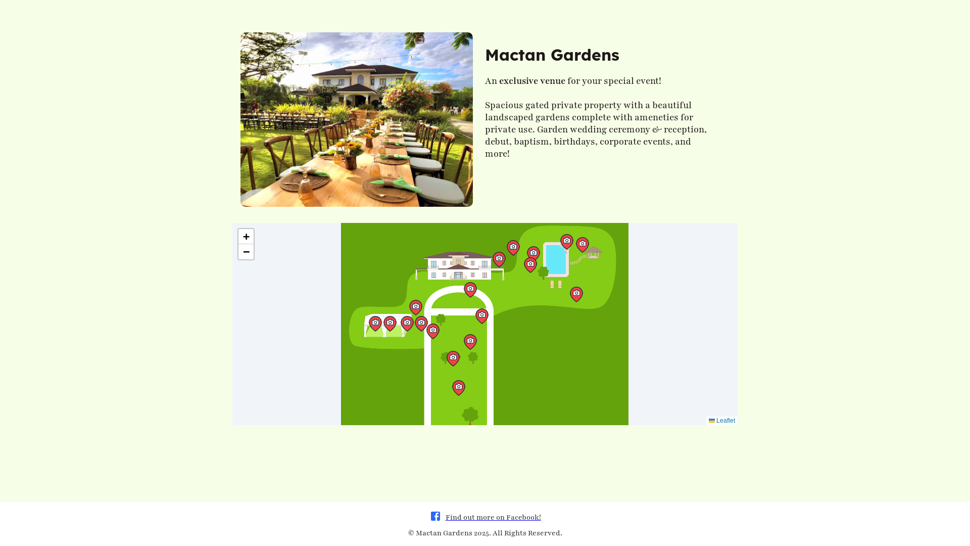 website screenshot of https://mactan-gardens.pages.dev/