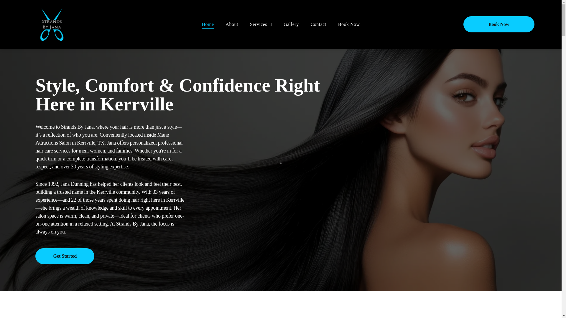 website screenshot of https://strandsbyjana.com/