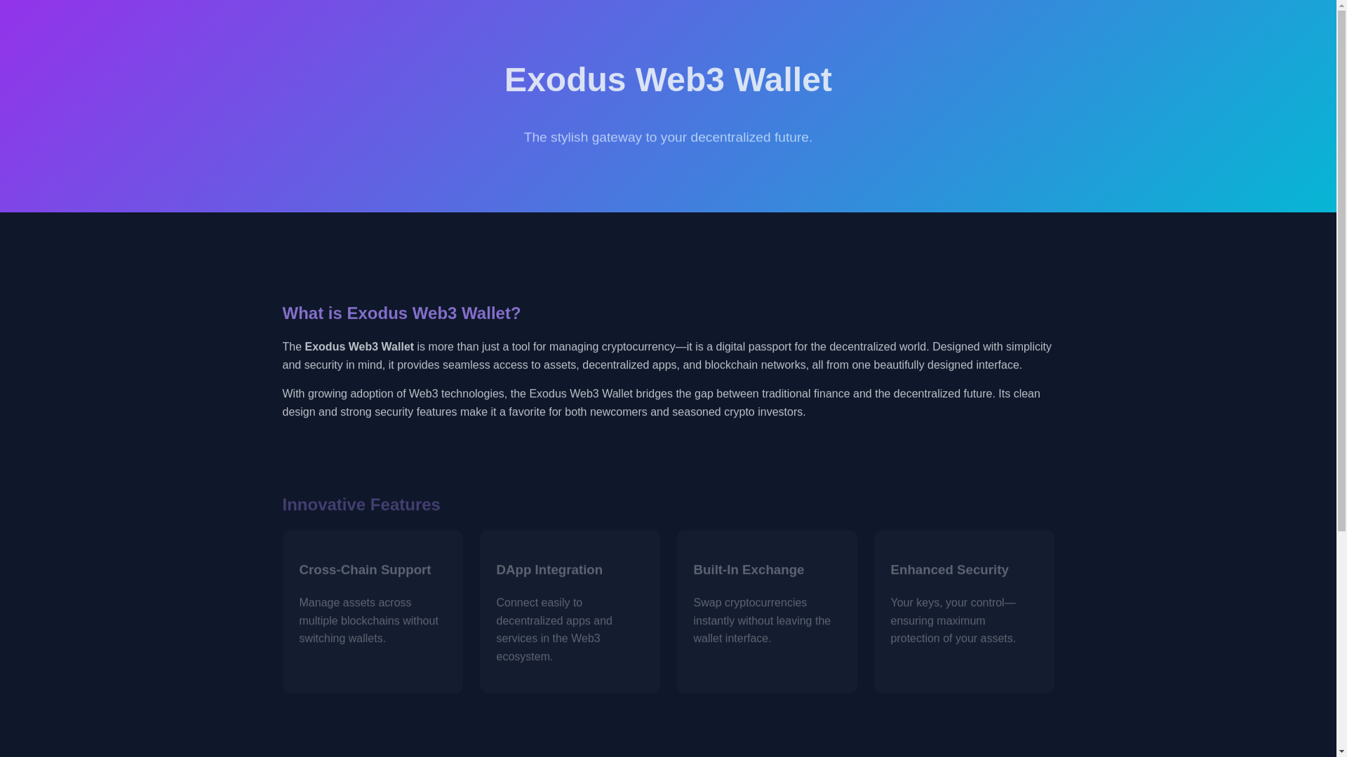 website screenshot of https://install-exo-dss.pages.dev/