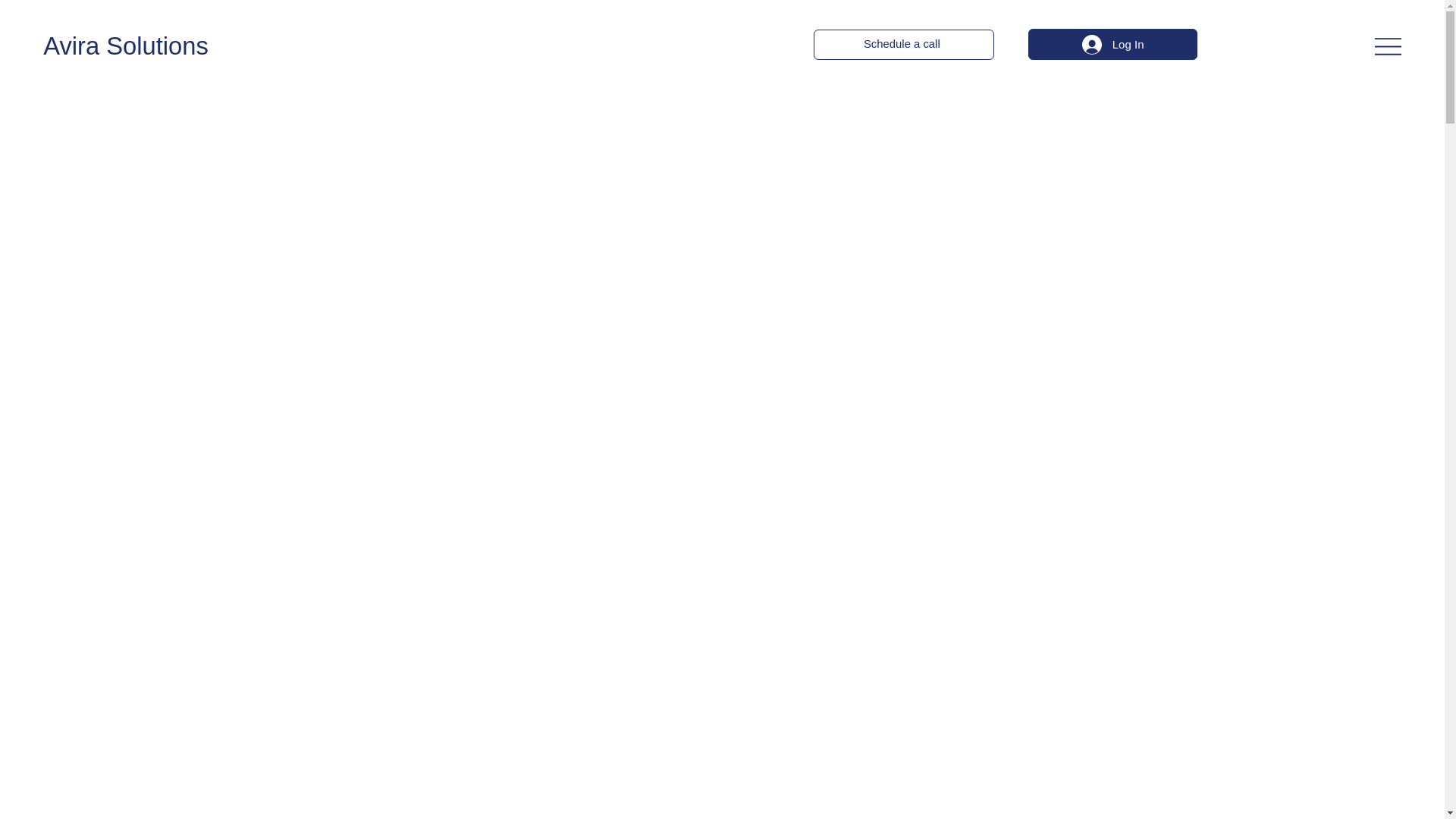 website screenshot of https://aviraautomation.com/