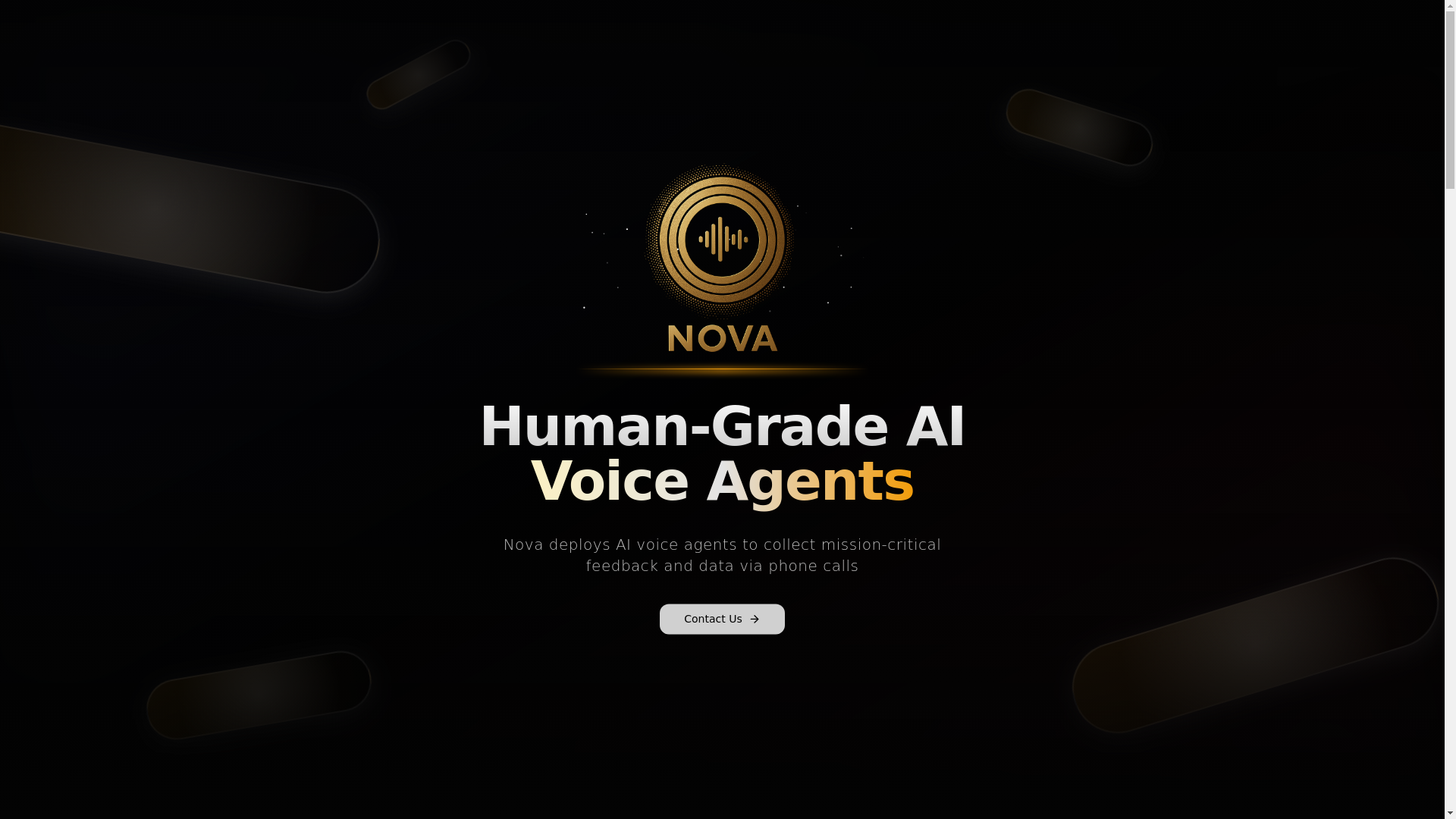 website screenshot of https://agent-nova.org/