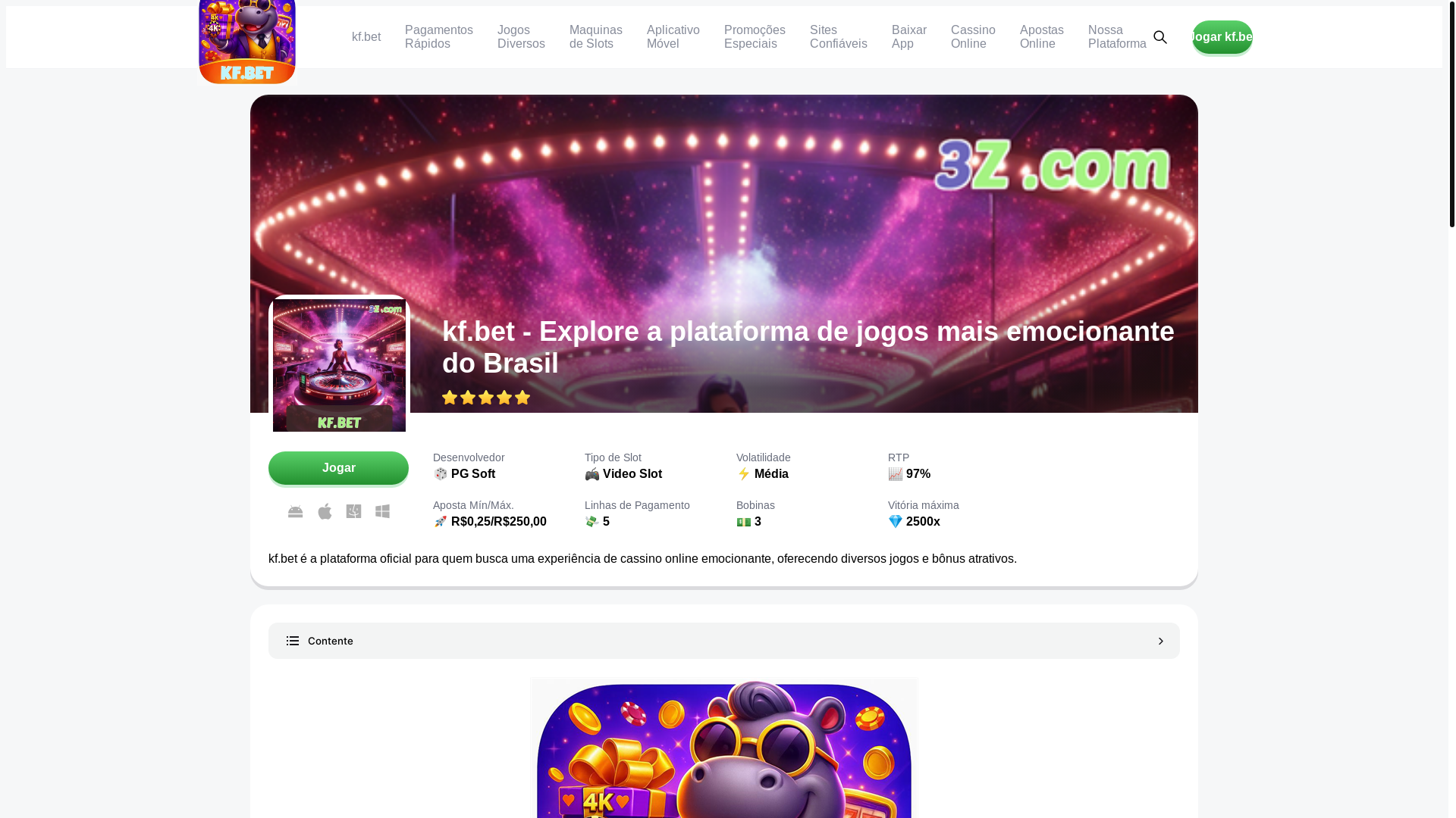 website screenshot of https://kfbet-kf.com/
