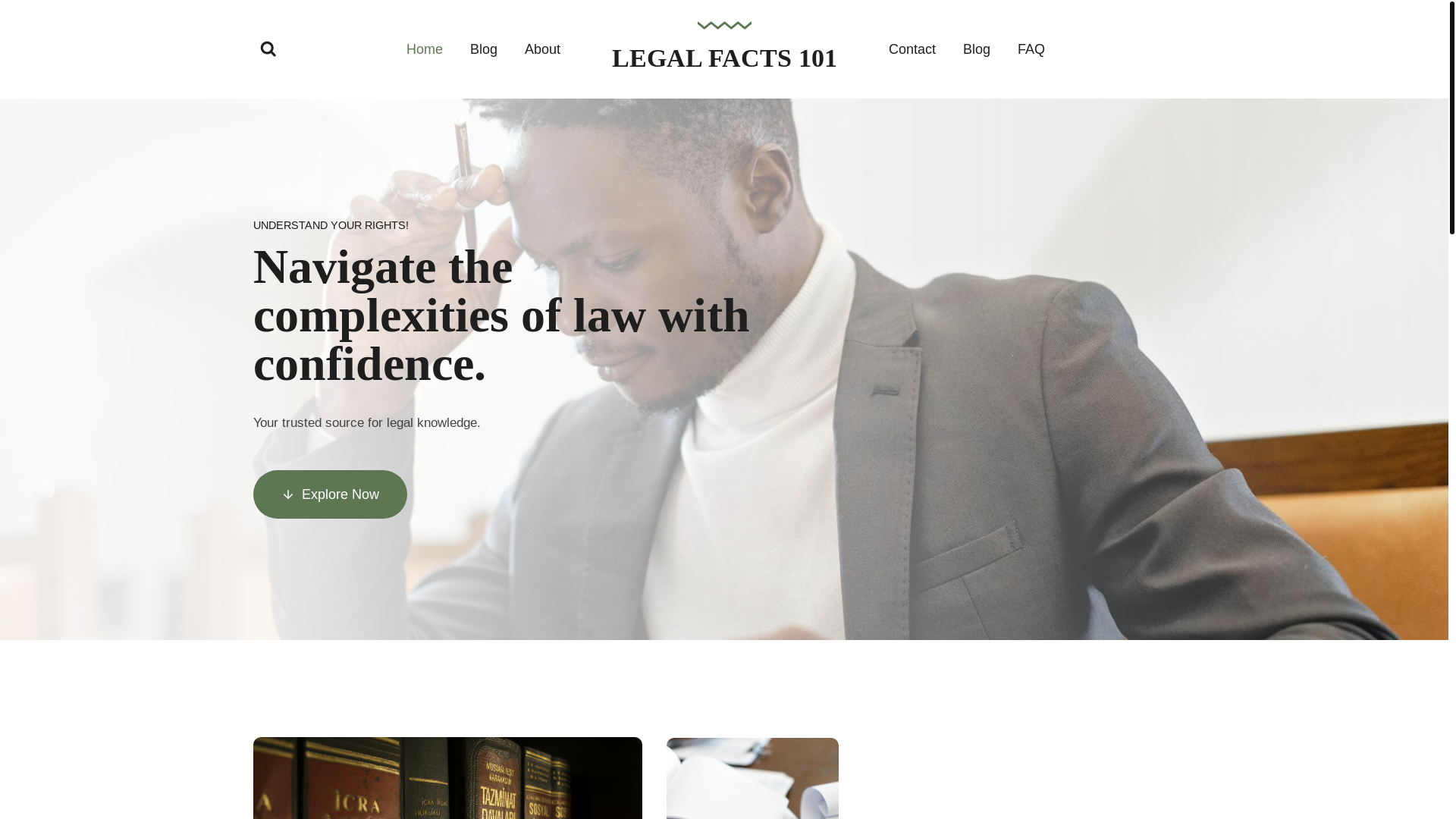 website screenshot of https://legalfacts101.com/