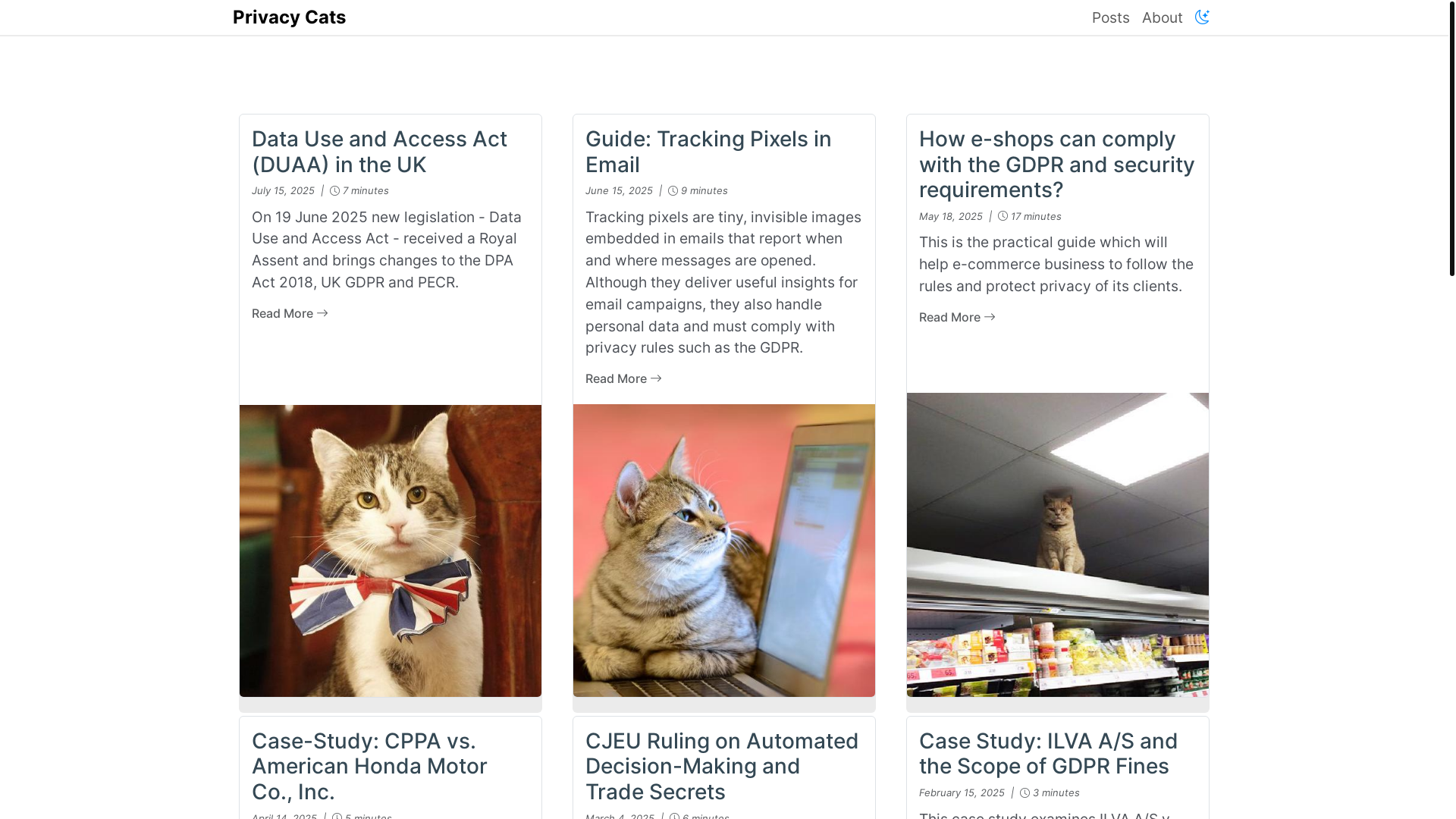 website screenshot of https://privacycats.pages.dev/
