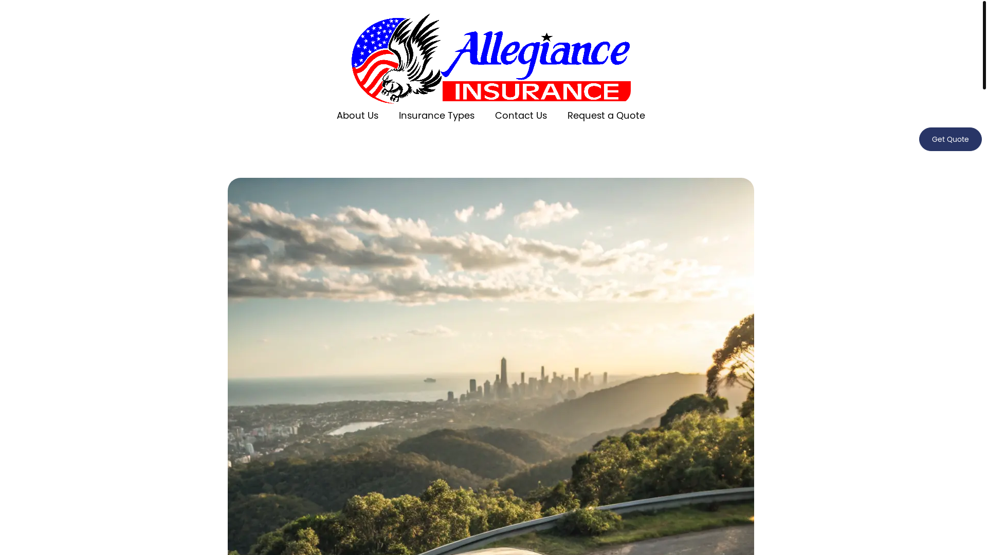 website screenshot of https://allegianceflins.com/