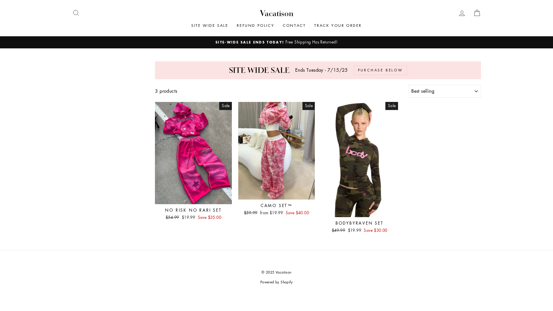 website screenshot of https://vacatisan.com/
