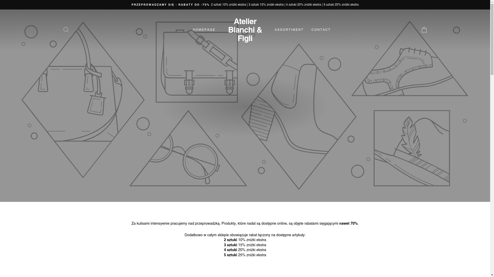 website screenshot of https://atelierbianchi-figli.it/