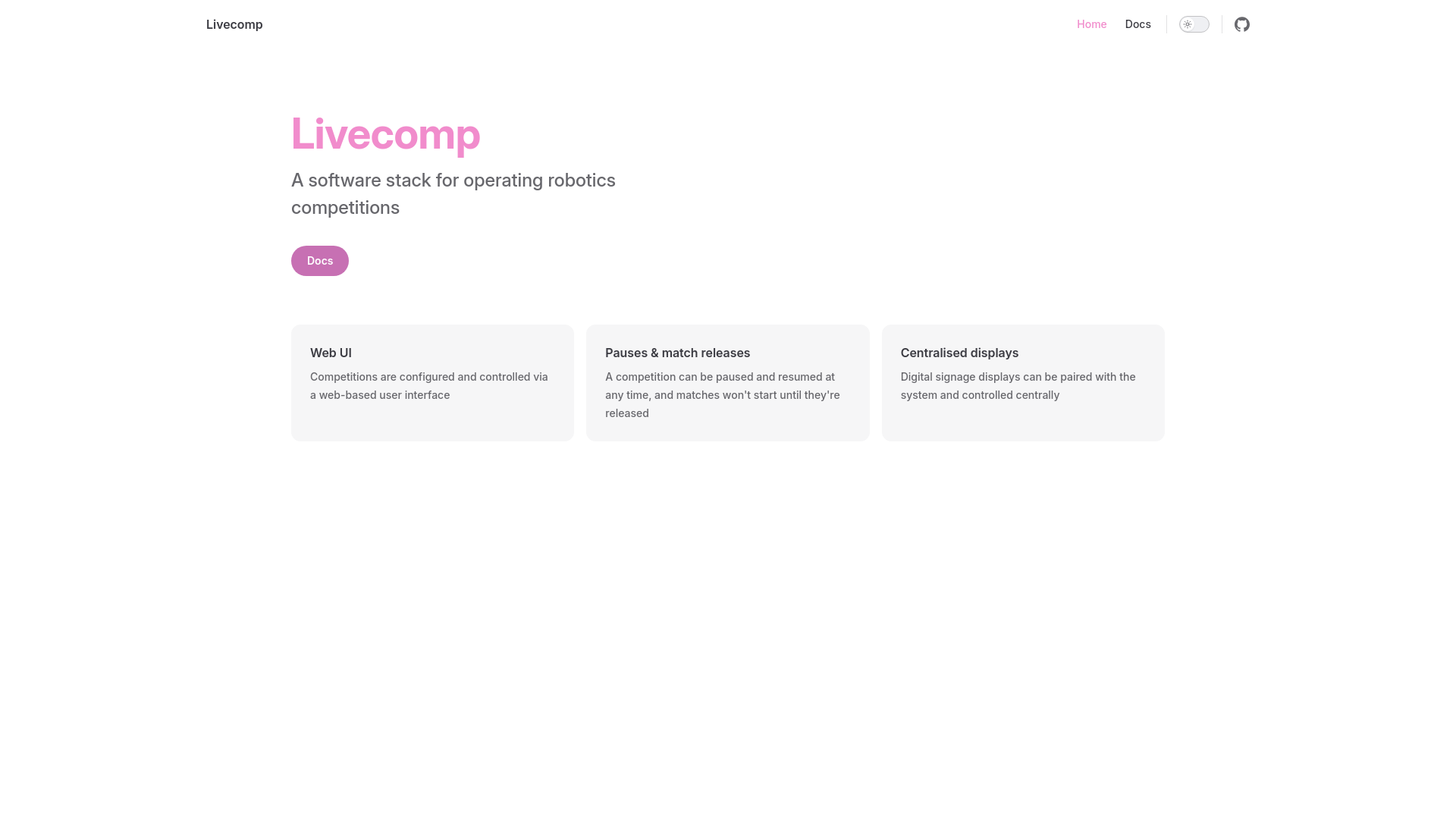 website screenshot of https://livecomp.pages.dev/