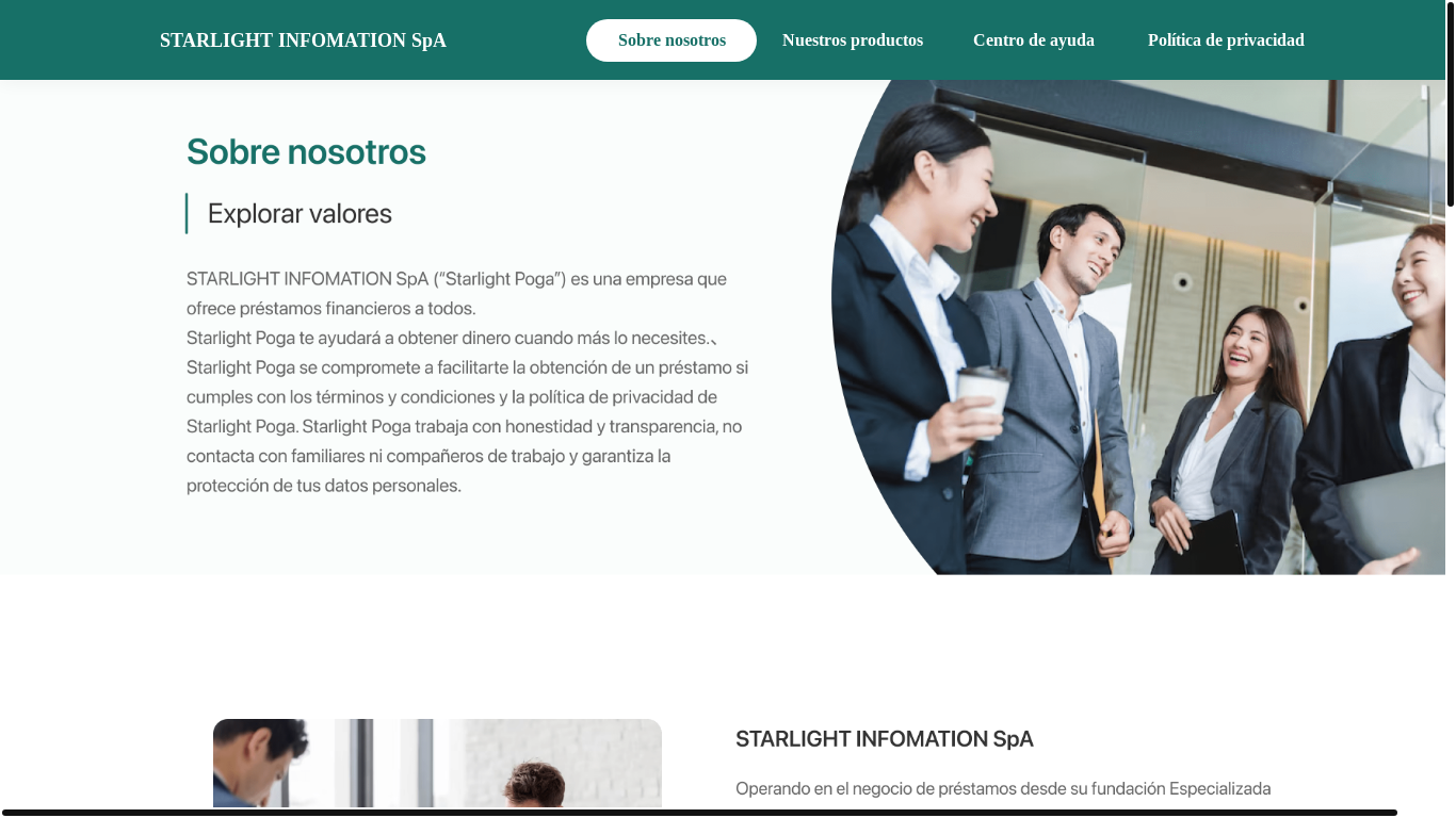 website screenshot of https://www-starlightinfomation-com.pages.dev/