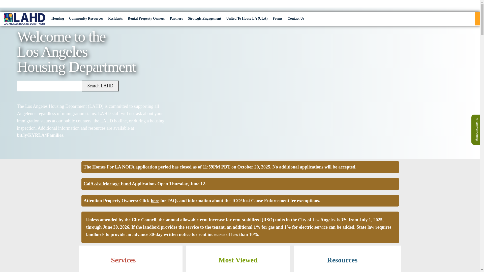 website screenshot of https://housing.lacity.gov/