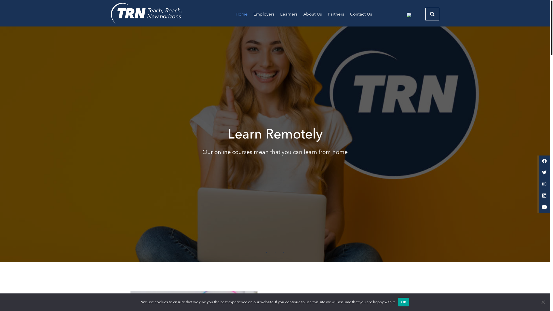 website screenshot of https://trnfasttrack.org/