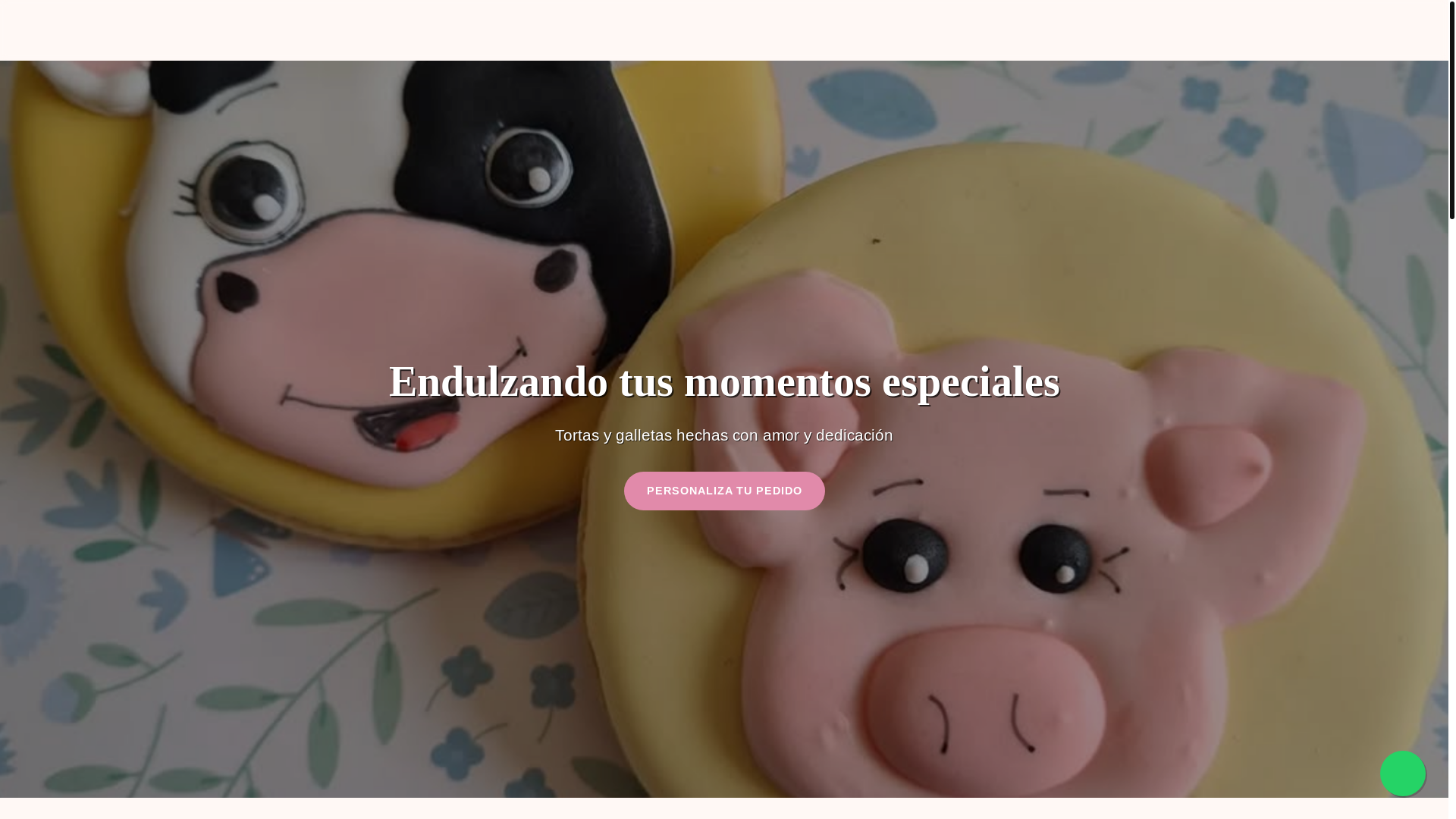 website screenshot of https://cyccookiesandcakes.cl/