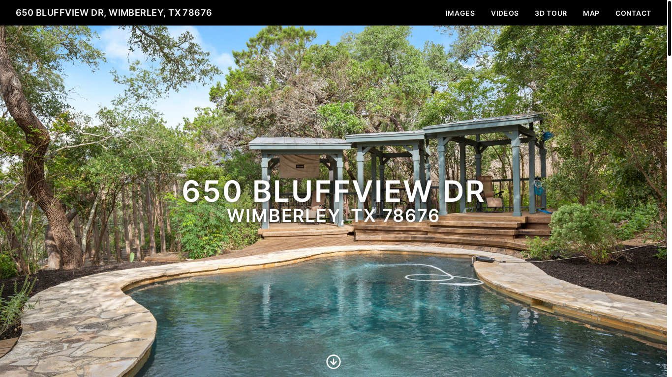 website screenshot of https://650bluffviewdr.com/