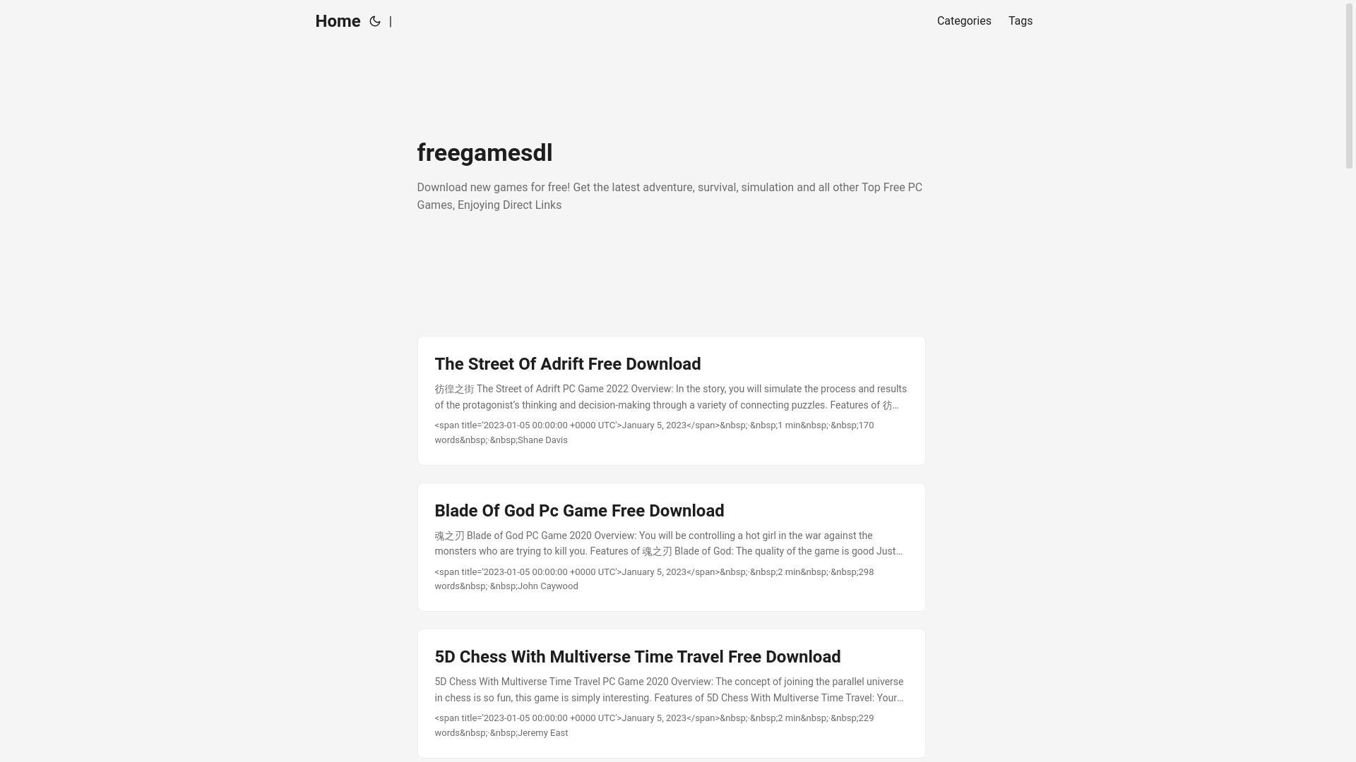 website screenshot of https://freegamesdl25.pages.dev/