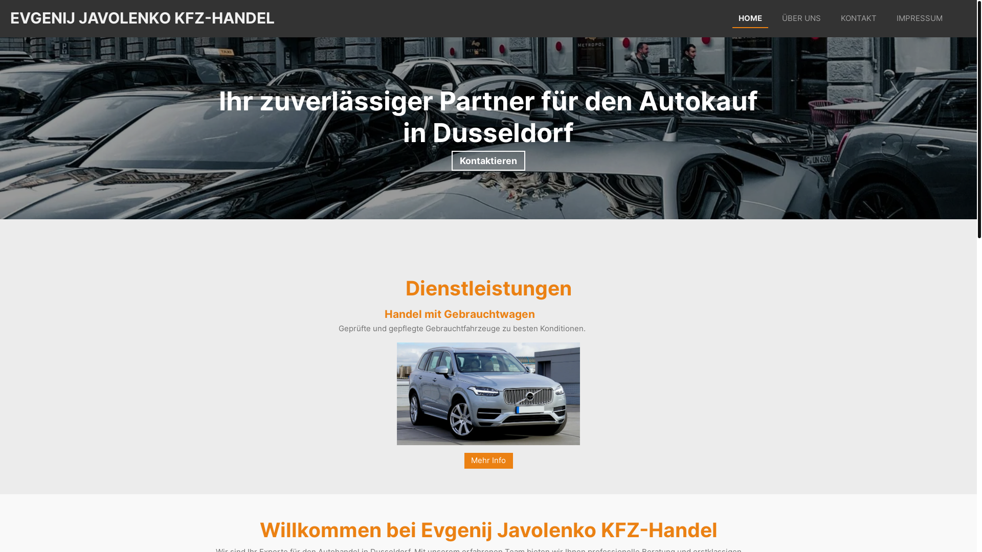 website screenshot of https://kfz-handeljavolenko.de/