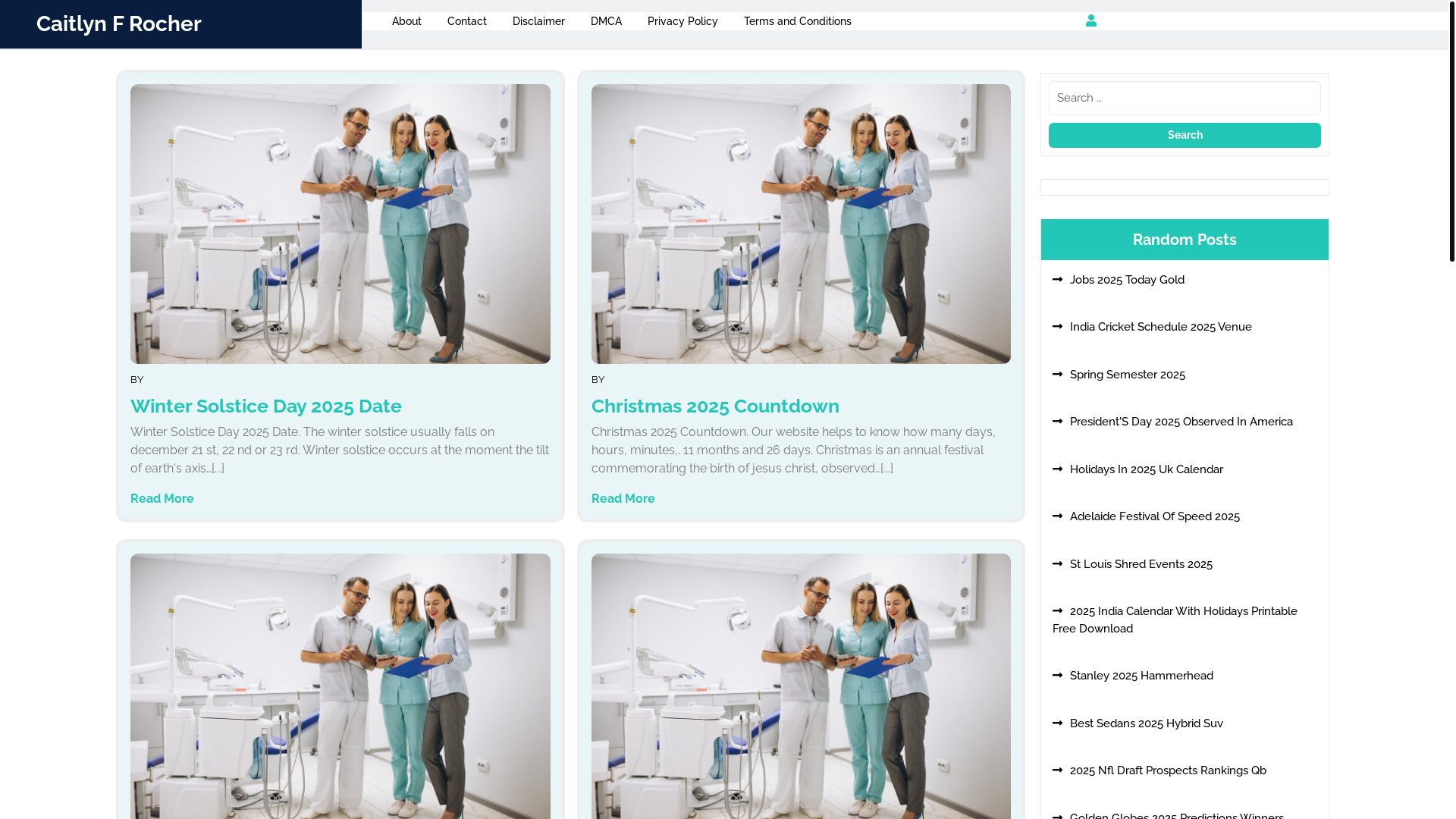 website screenshot of https://caitlynfrocher.pages.dev/