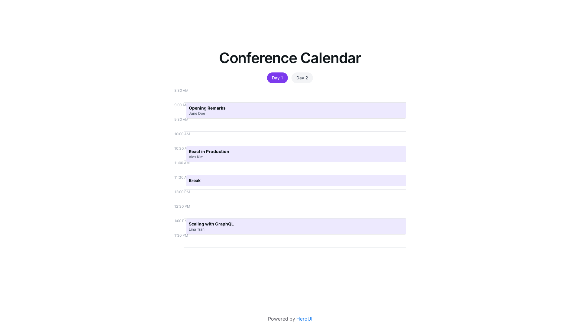 website screenshot of https://conferenceapp.pages.dev/