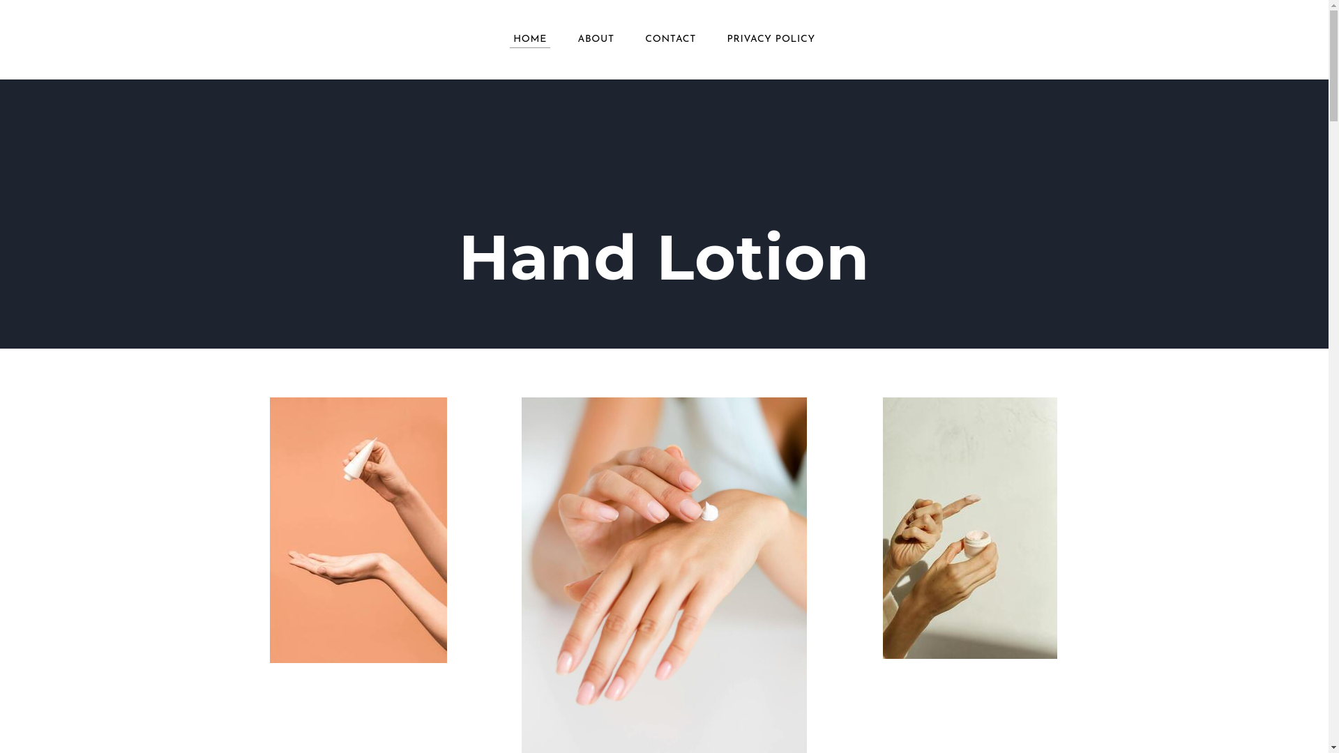 website screenshot of https://hand-lotion-mmzz.pages.dev/