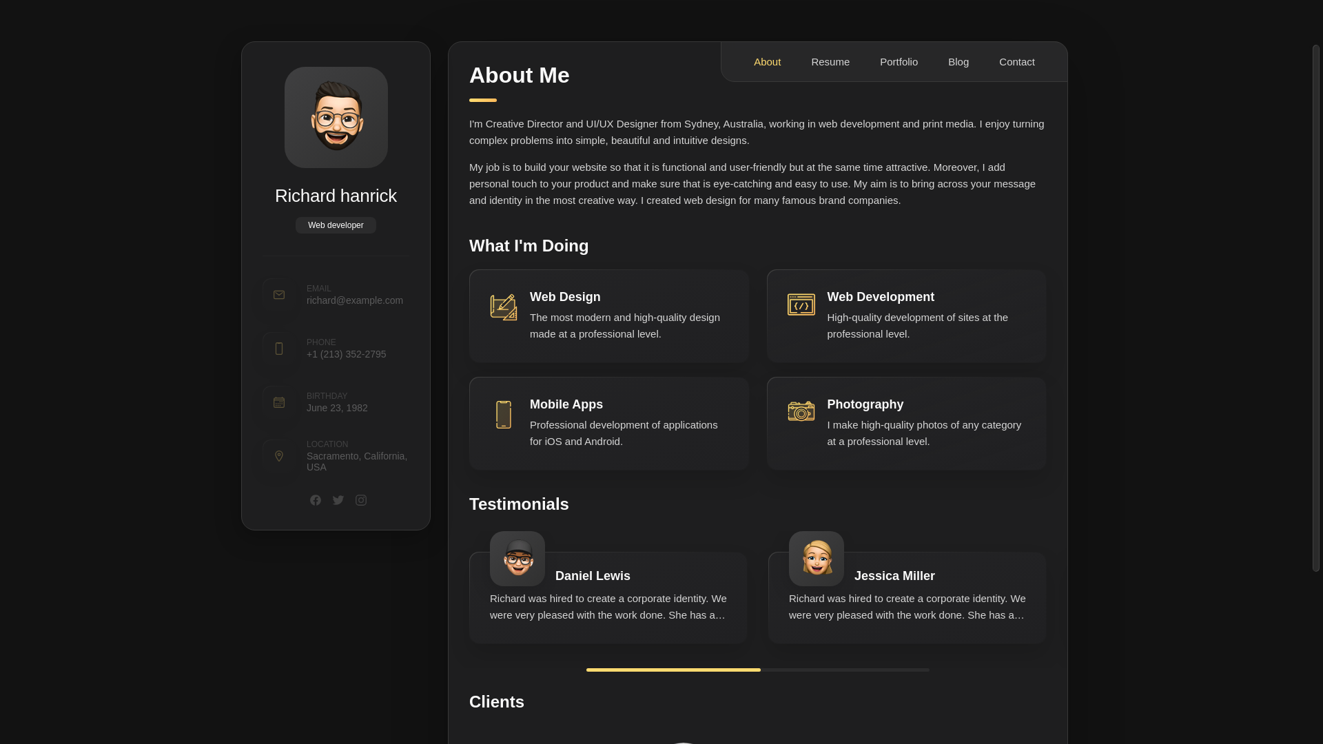 website screenshot of https://lukeheartzdotcom.pages.dev/