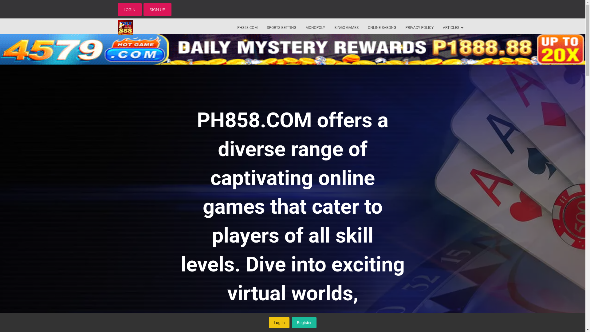 website screenshot of https://ph858com.com