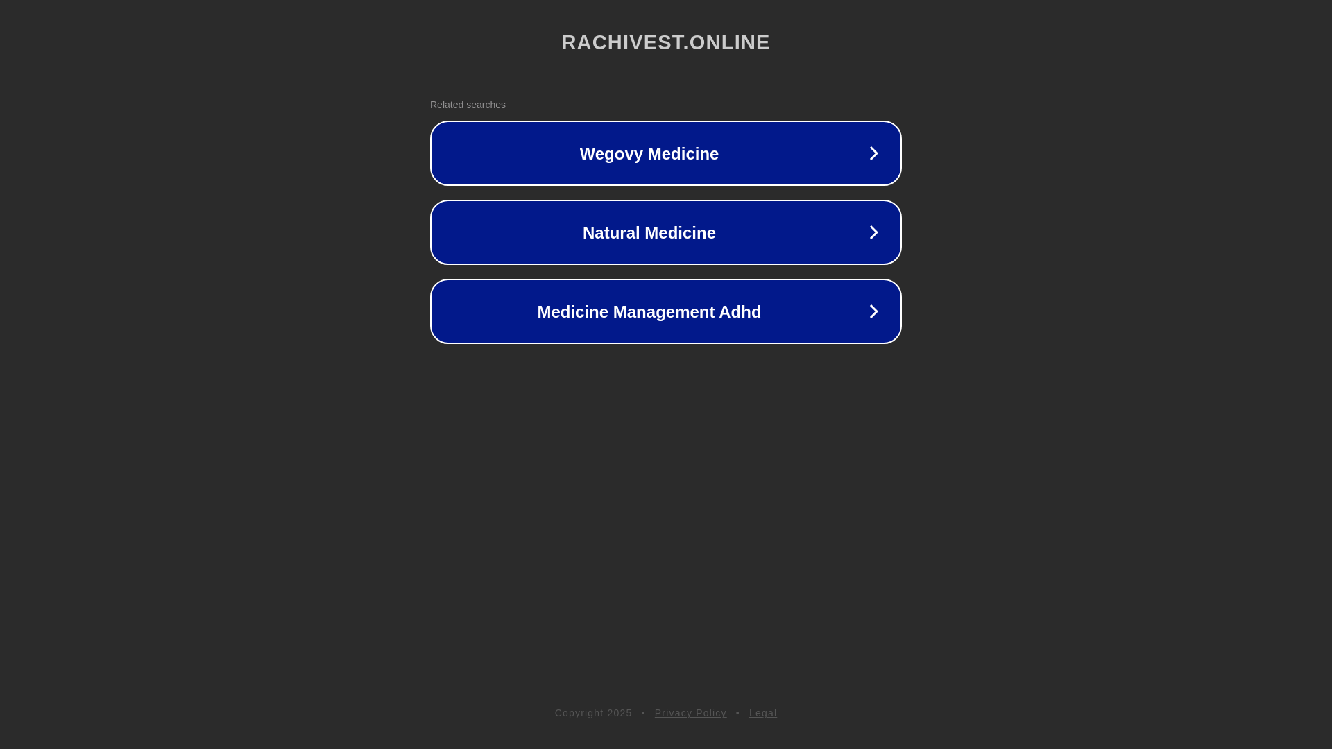 website screenshot of https://rachivest.online/