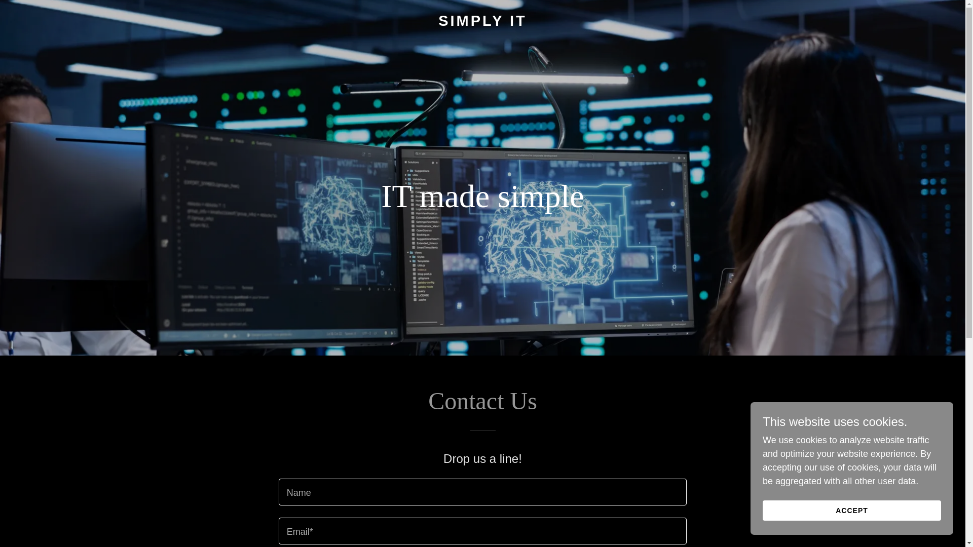 website screenshot of https://getsimplyit.com/