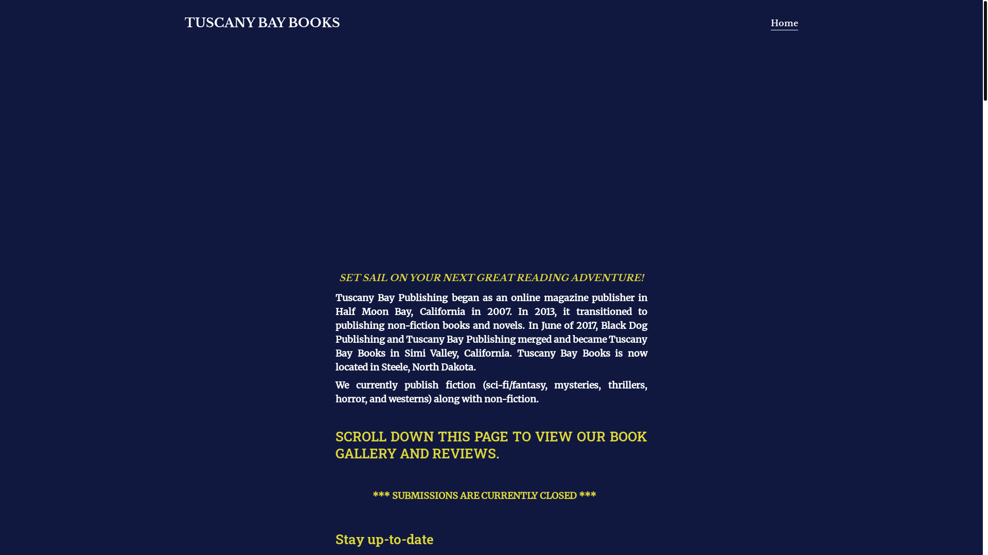 website screenshot of https://tuscanybaybooks.net/
