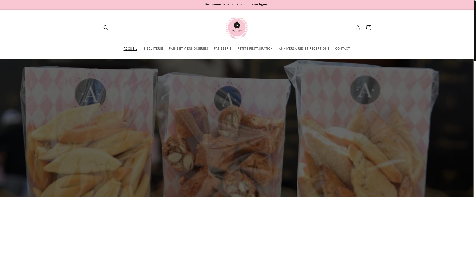 website screenshot of https://boutique-boulangerieaixoise.fr/