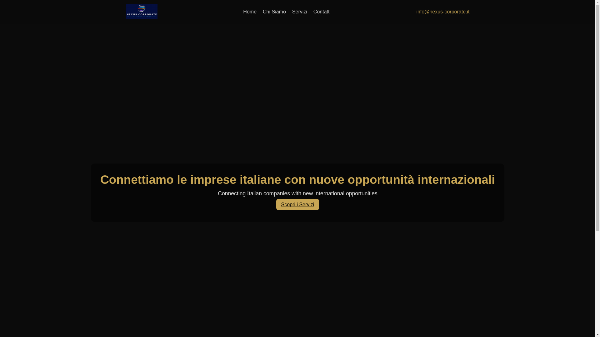 website screenshot of https://nexus-corporate.it/