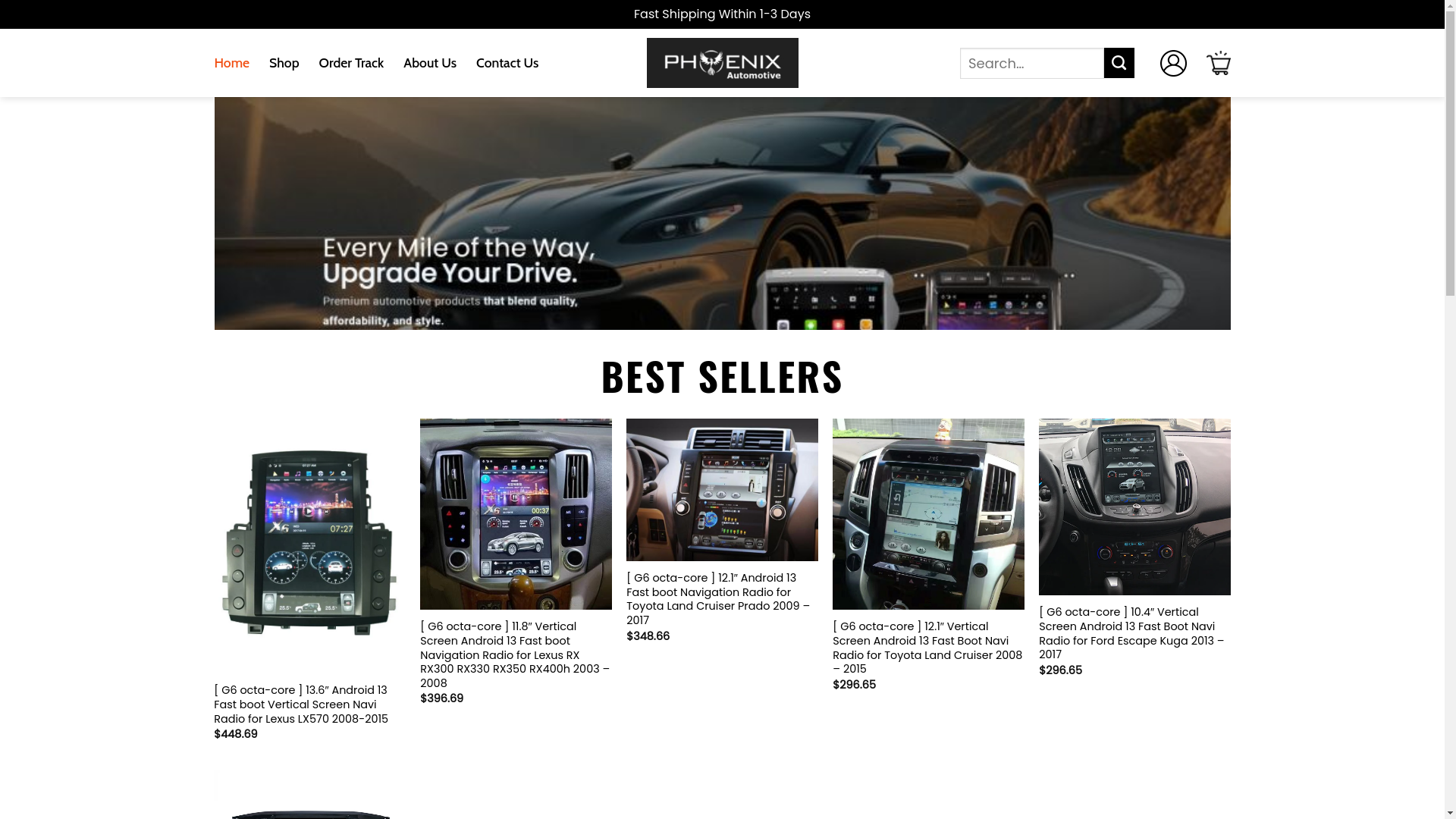 website screenshot of https://prophoenixautomotiveinc.shop/