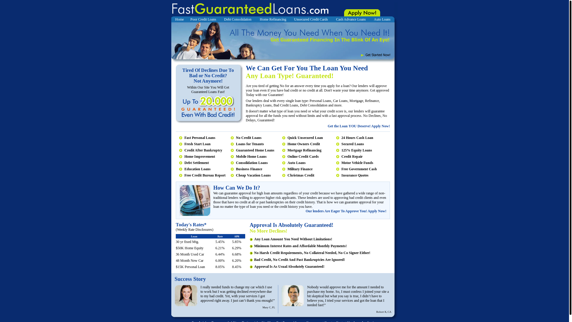website screenshot of https://fastguaranteedloans.pages.dev/