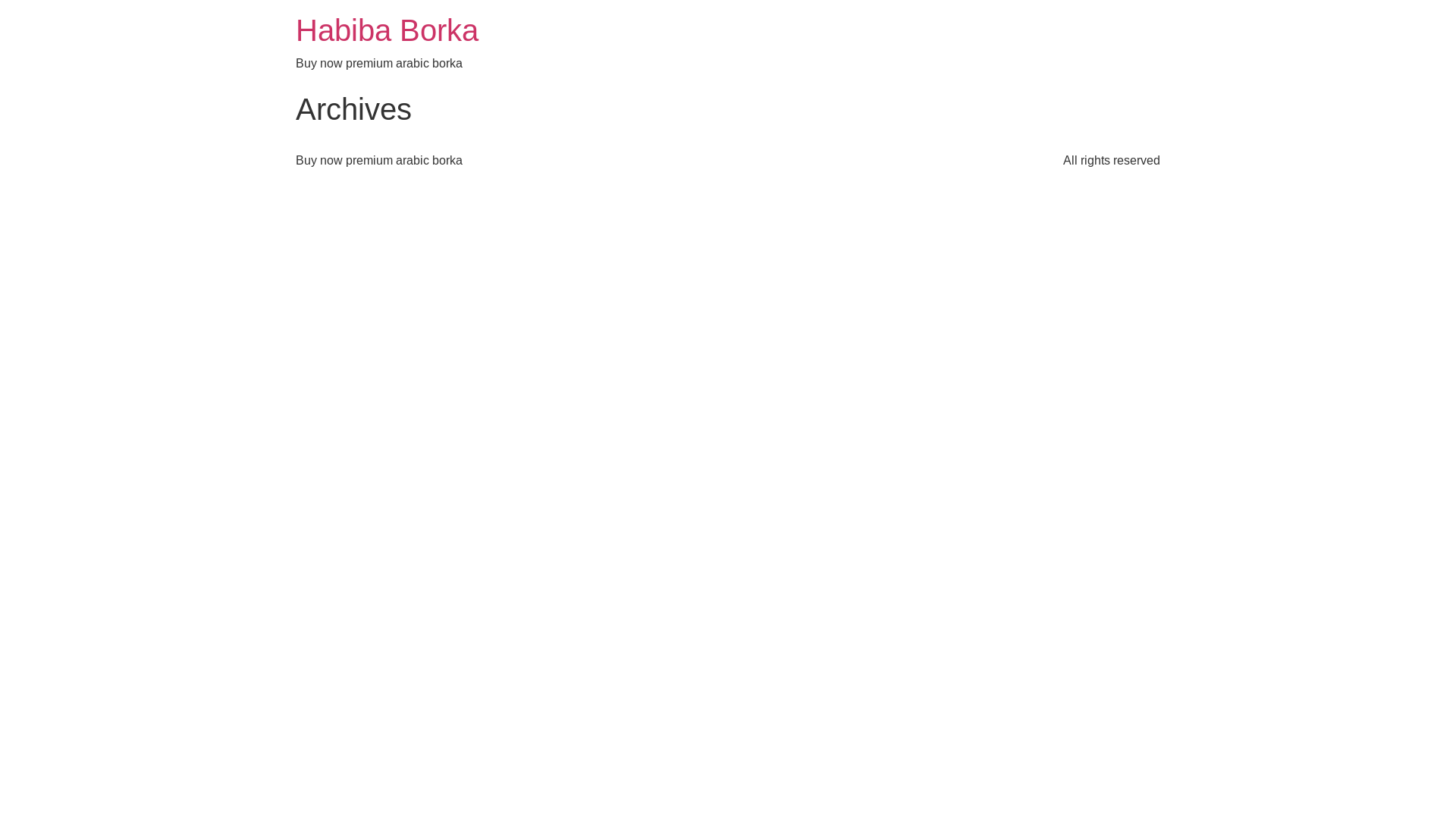 website screenshot of https://habibaborka.com/