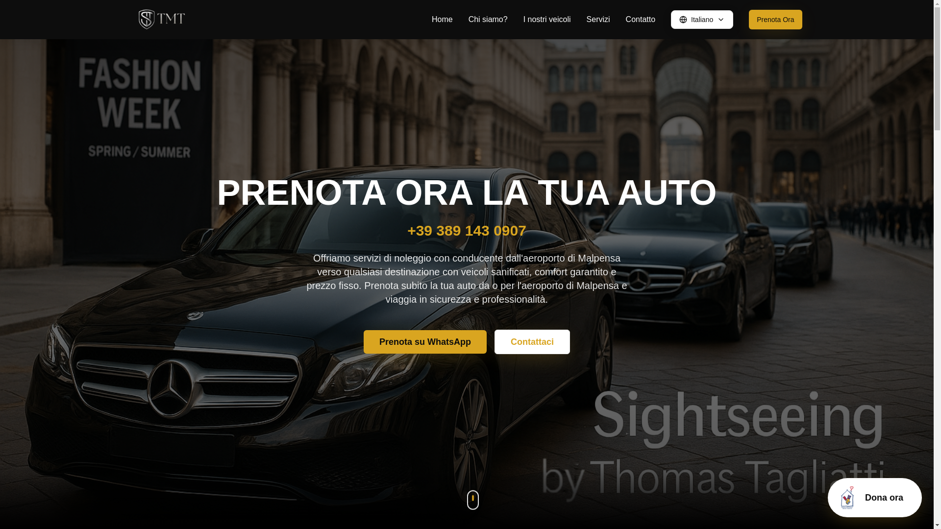 website screenshot of https://tmtransferlux.it/