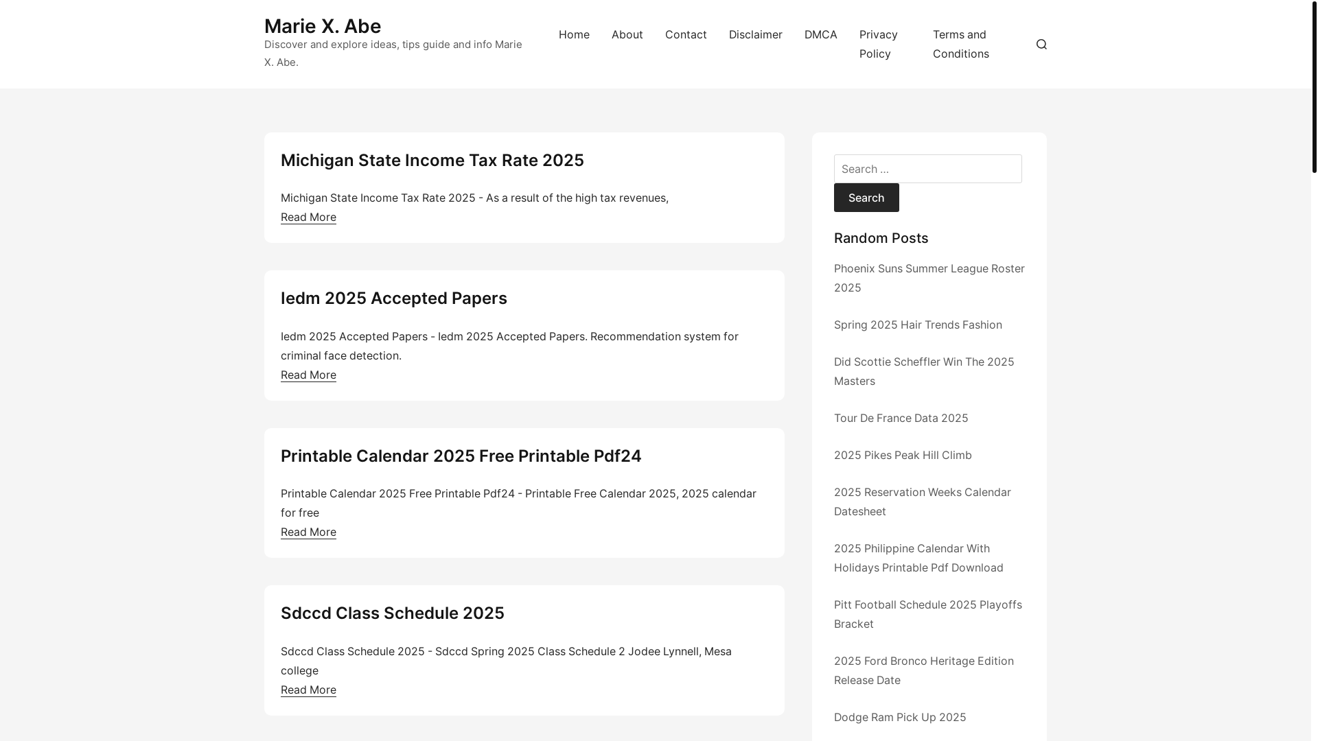 website screenshot of https://mariexabe.pages.dev/