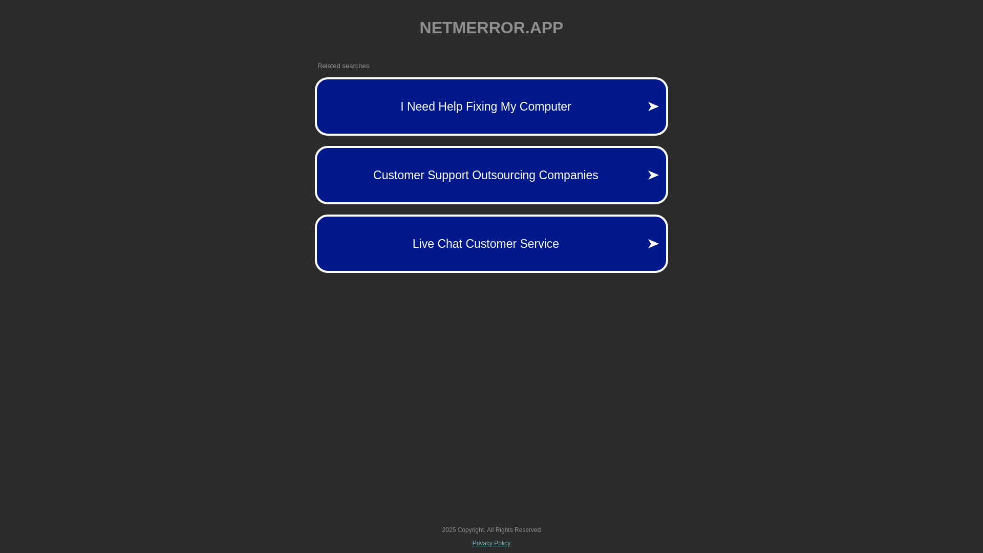 website screenshot of https://netmerror.app/