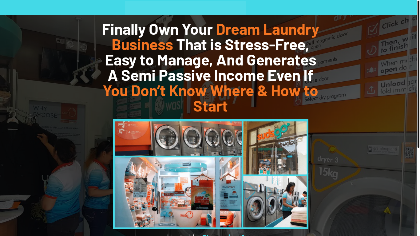 website screenshot of https://dreamlaundrybusiness.pro/