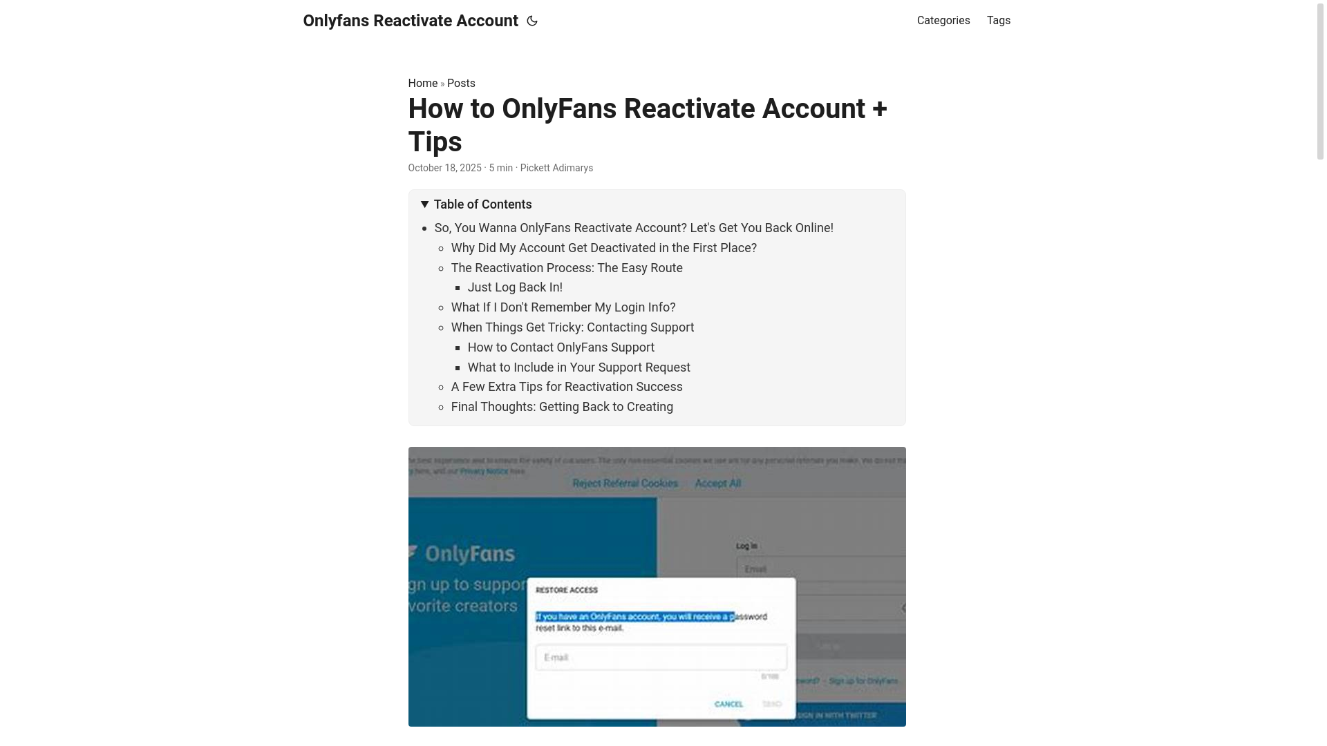 website screenshot of https://onlyfans-reactivate-account.pages.dev/