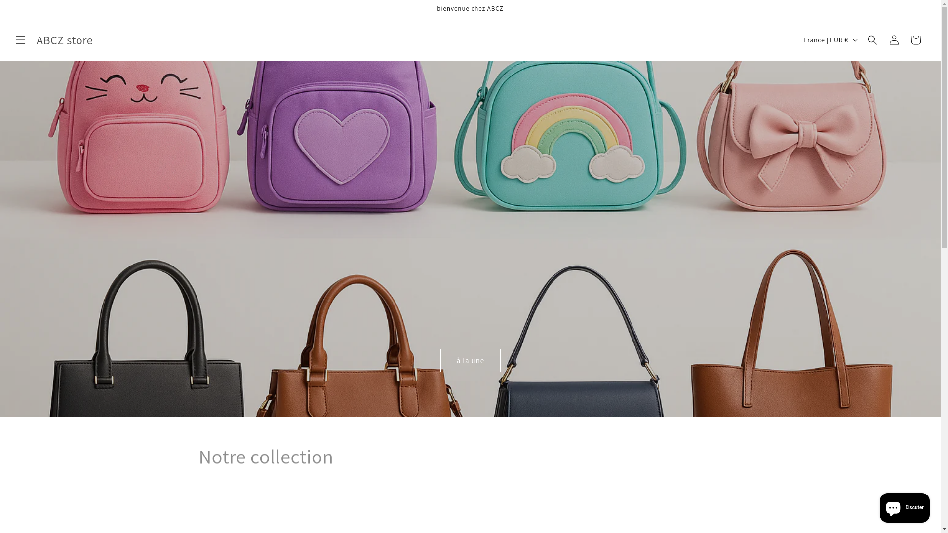 website screenshot of https://abczstore.store/