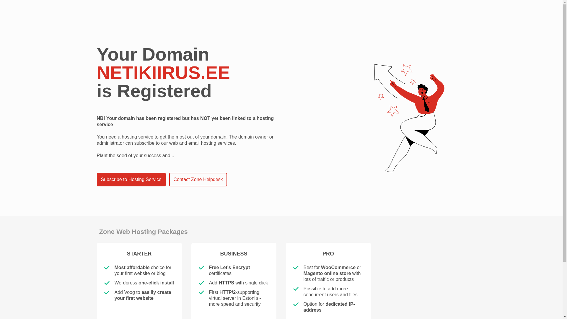 website screenshot of https://netikiirus.ee/