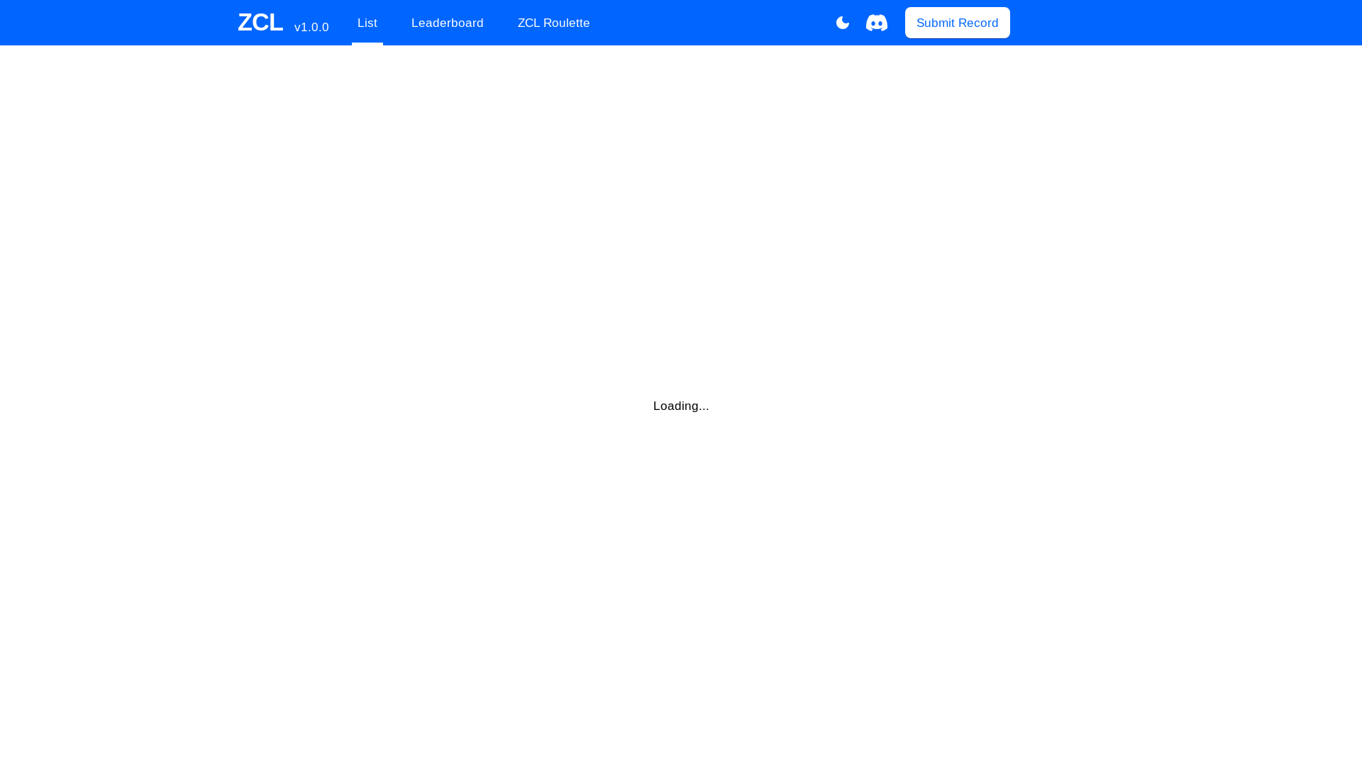 website screenshot of https://zoinkchallengelist.pages.dev/