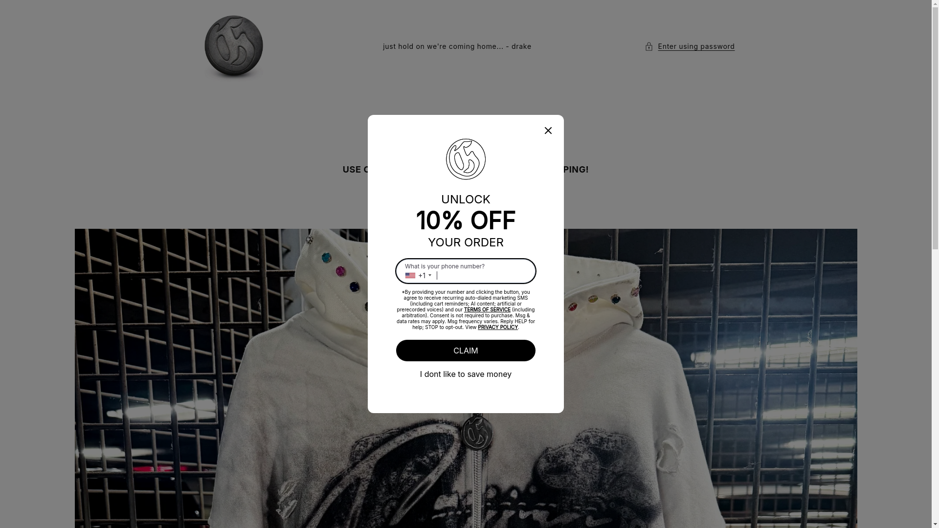 website screenshot of https://gloverstbrand.us/