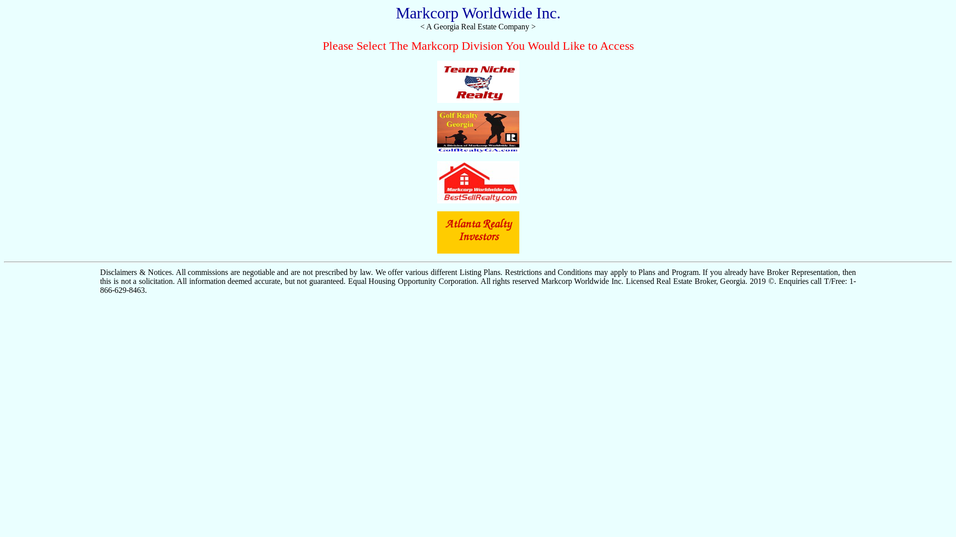 website screenshot of https://golfrealtyusa.com/