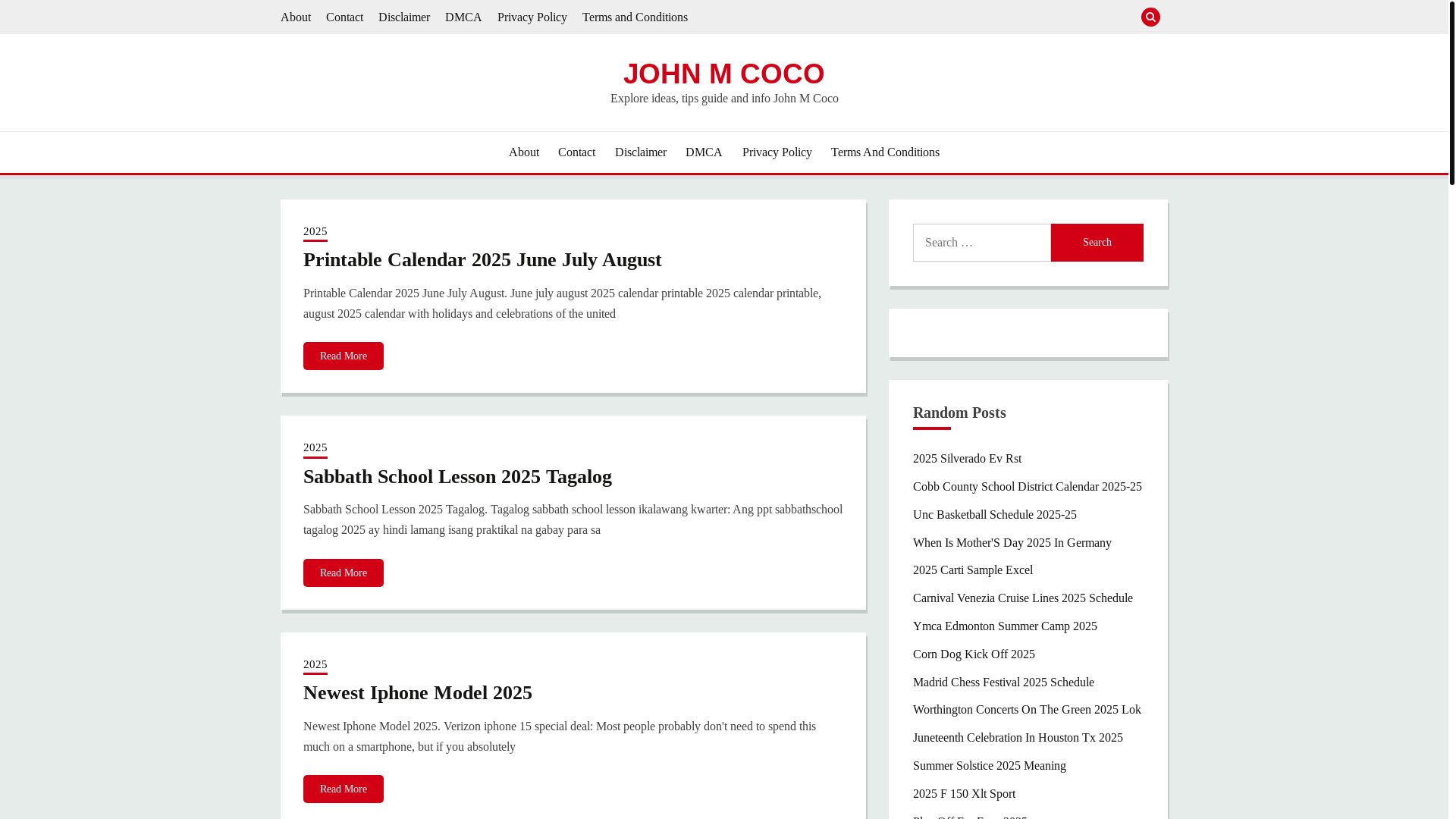 website screenshot of https://johnmcocor.pages.dev/